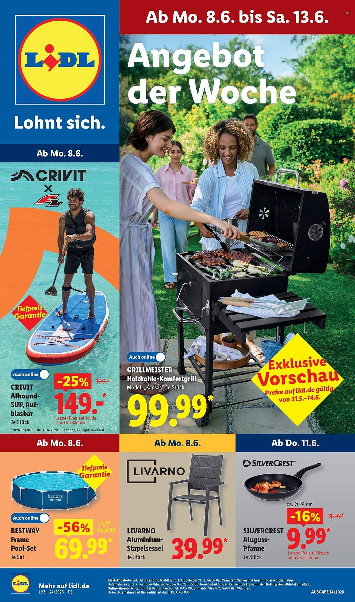 Erste Seite des Prospekts von Lidl