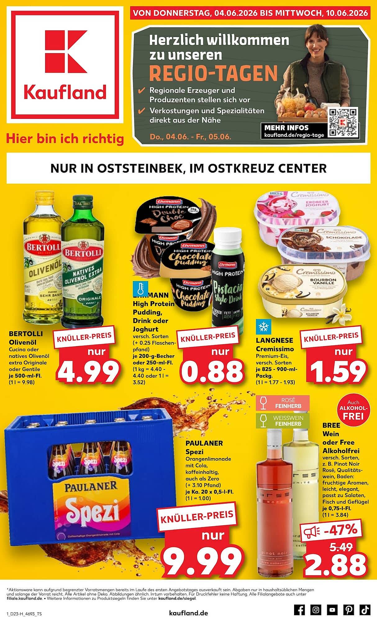 Erste Seite des Prospekts von Kaufland
