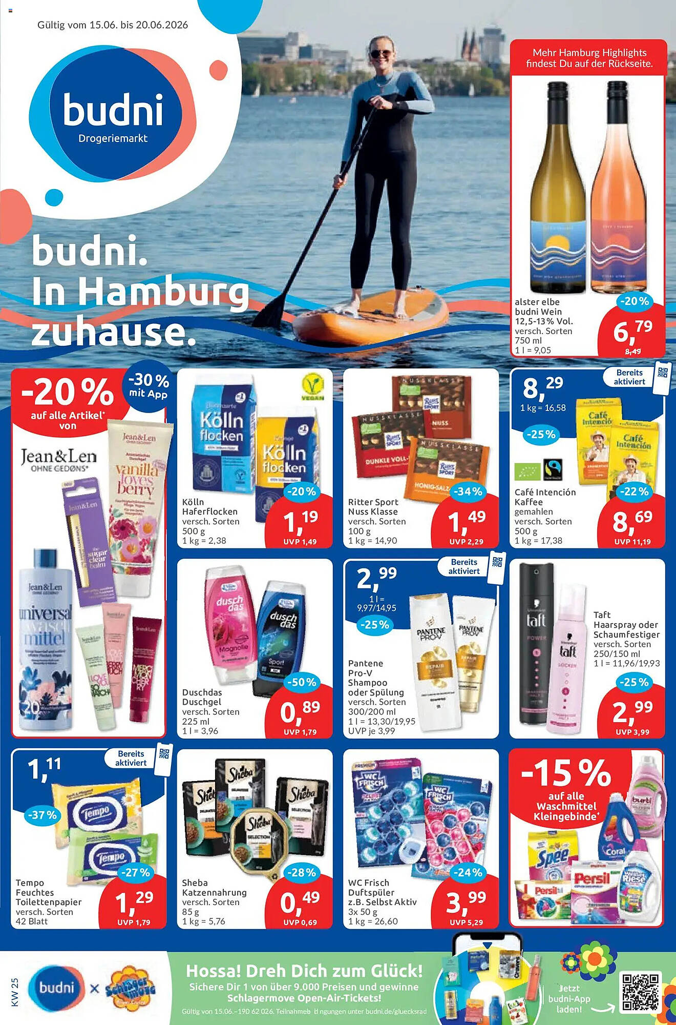 Erste Seite des Prospekts von Budni