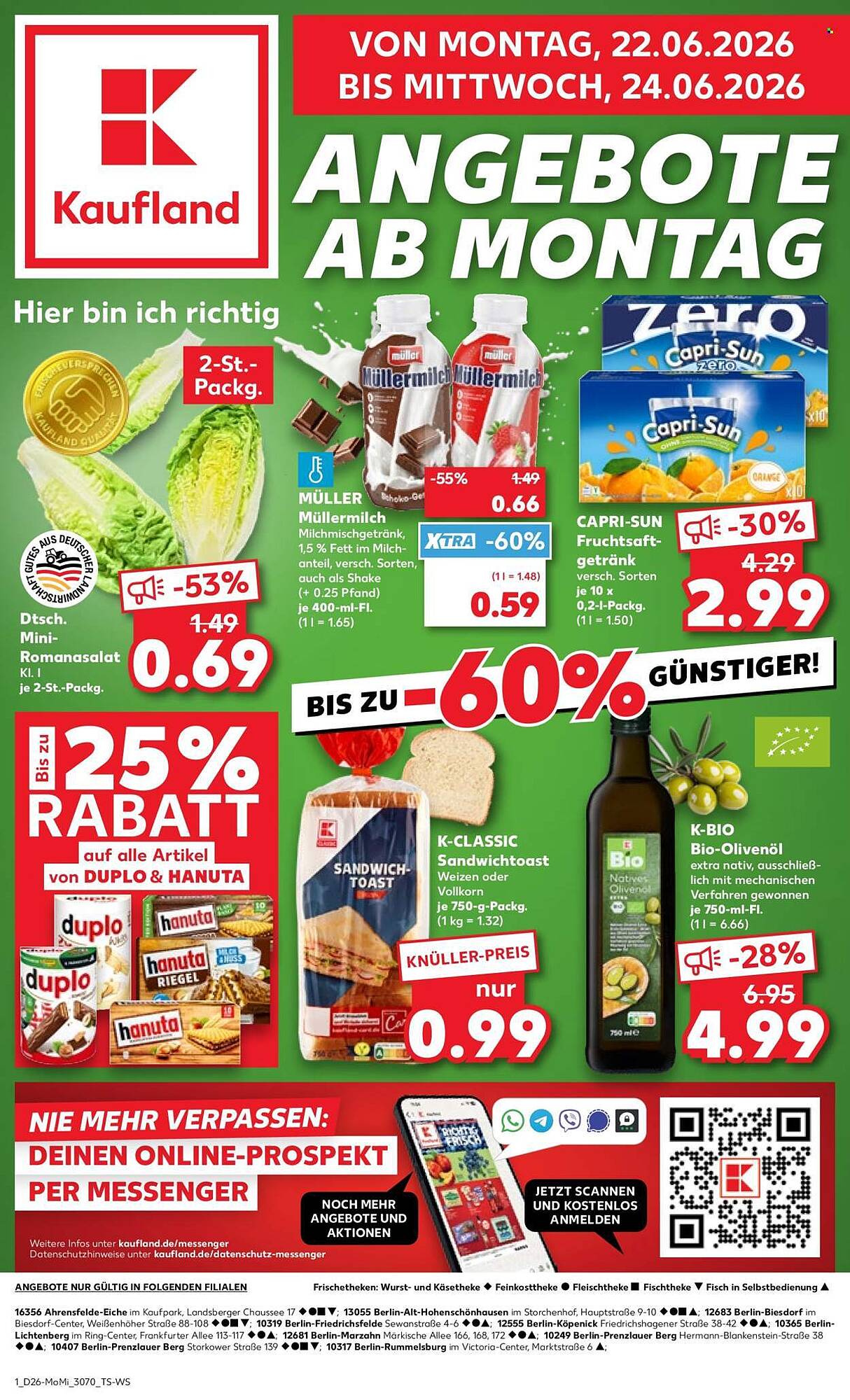 Erste Seite des Prospekts von Kaufland