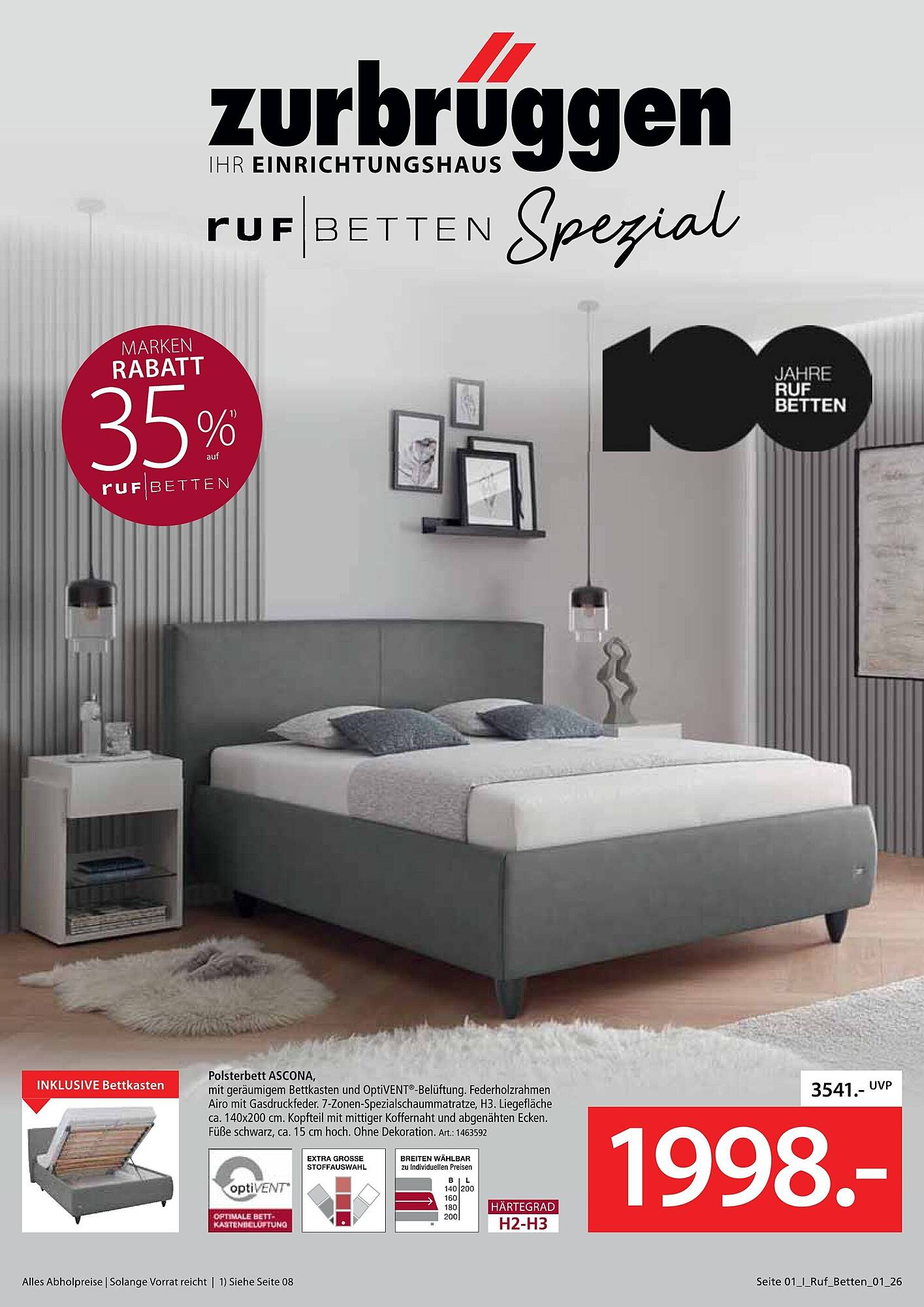 Zurbrüggen Prospekt - Pagina 1