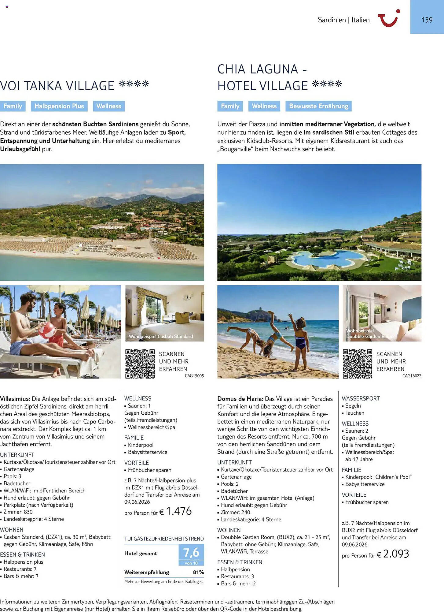 Aida Cruises Prospekt - Pagina 139