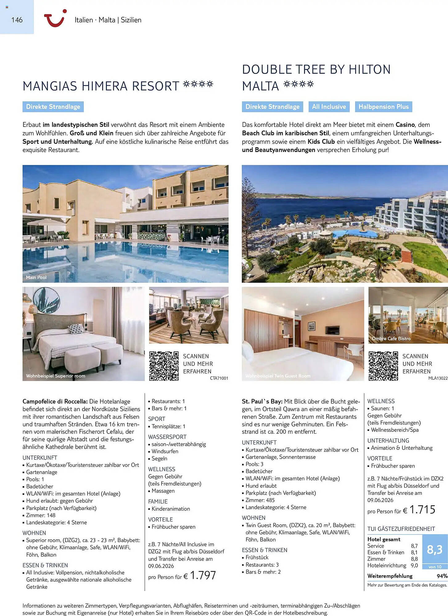 Aida Cruises Prospekt - Pagina 146