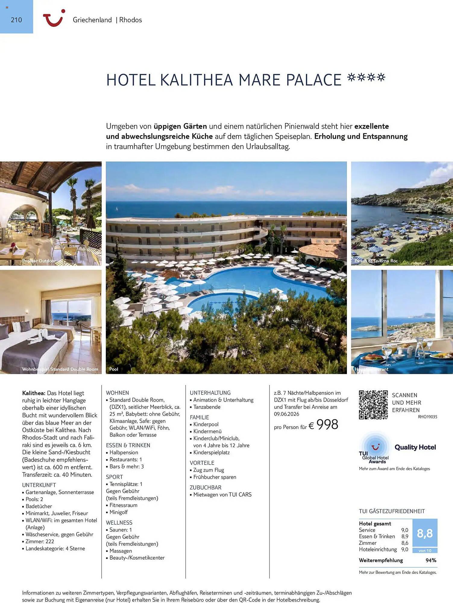 Aida Cruises Prospekt - Pagina 210