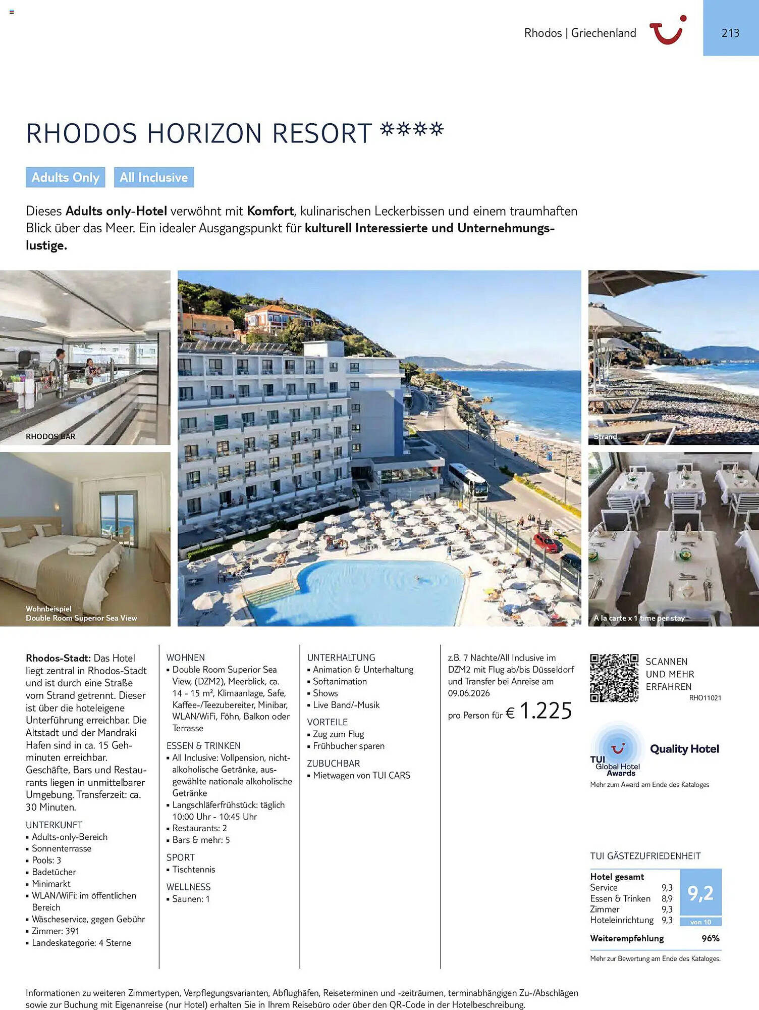 Aida Cruises Prospekt - Pagina 213