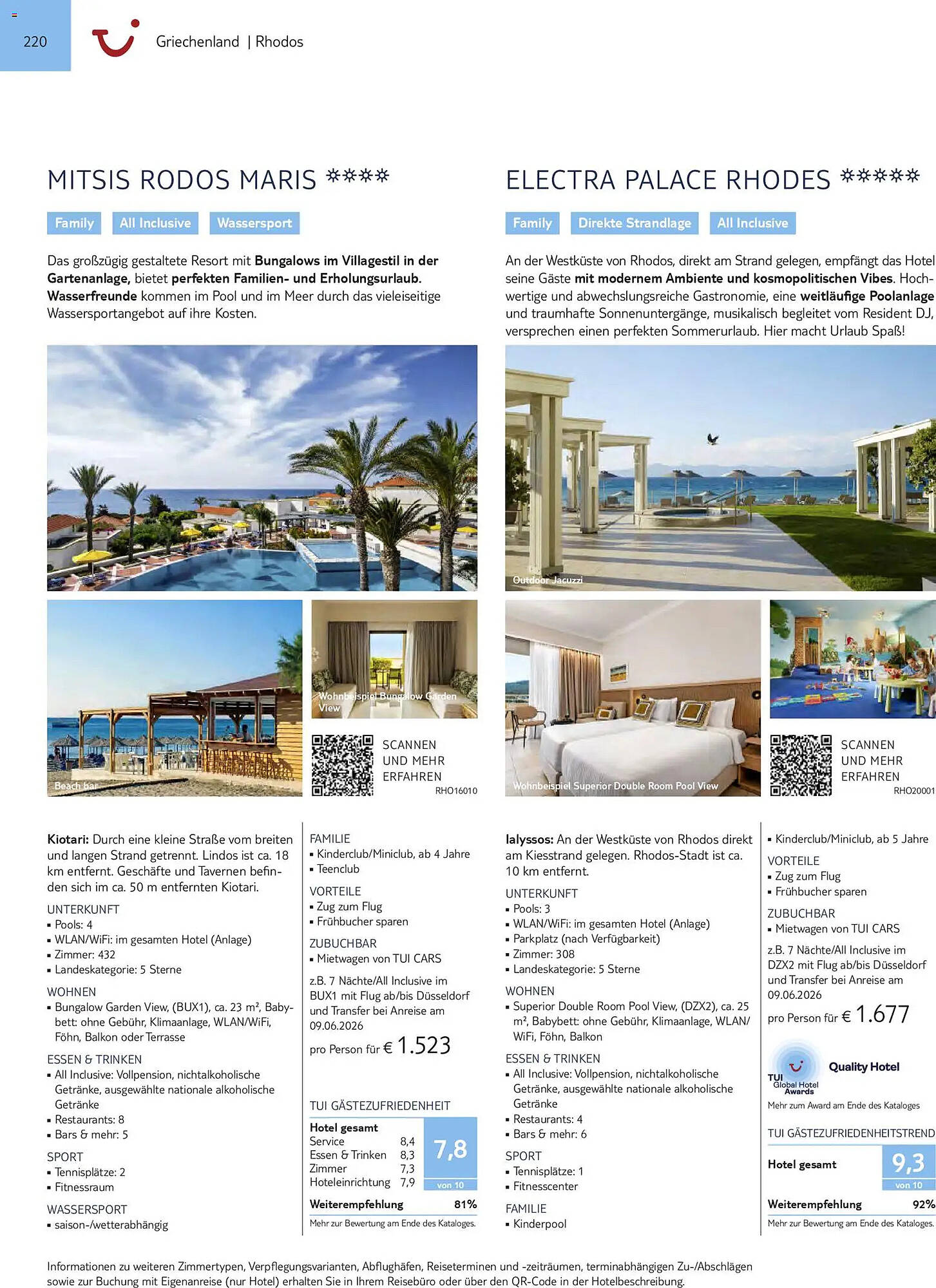 Aida Cruises Prospekt - Pagina 220