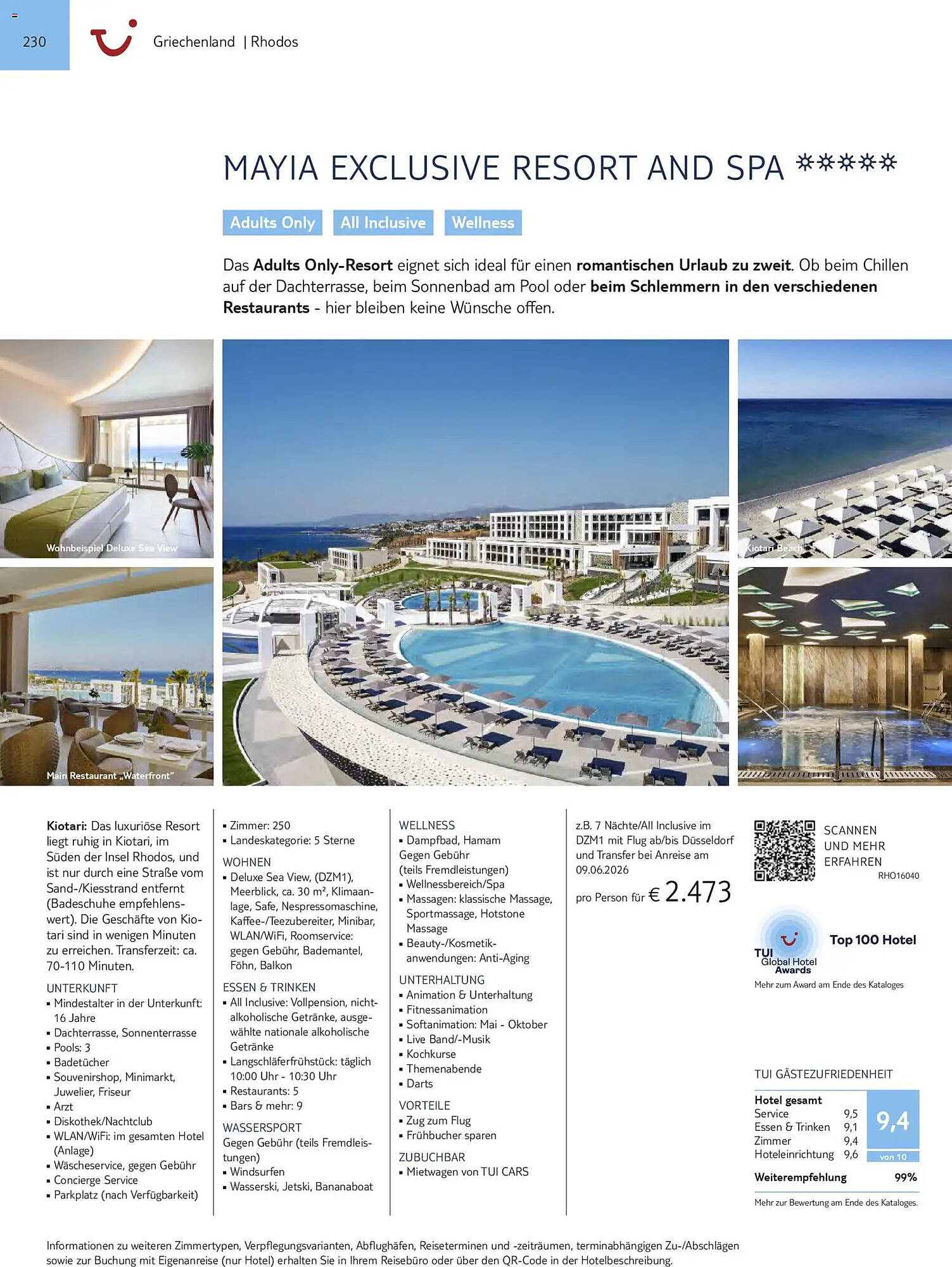 Aida Cruises Prospekt - Pagina 230
