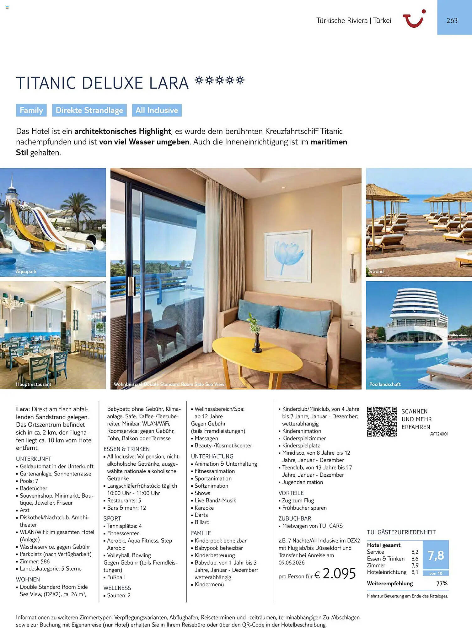 Aida Cruises Prospekt - Pagina 263