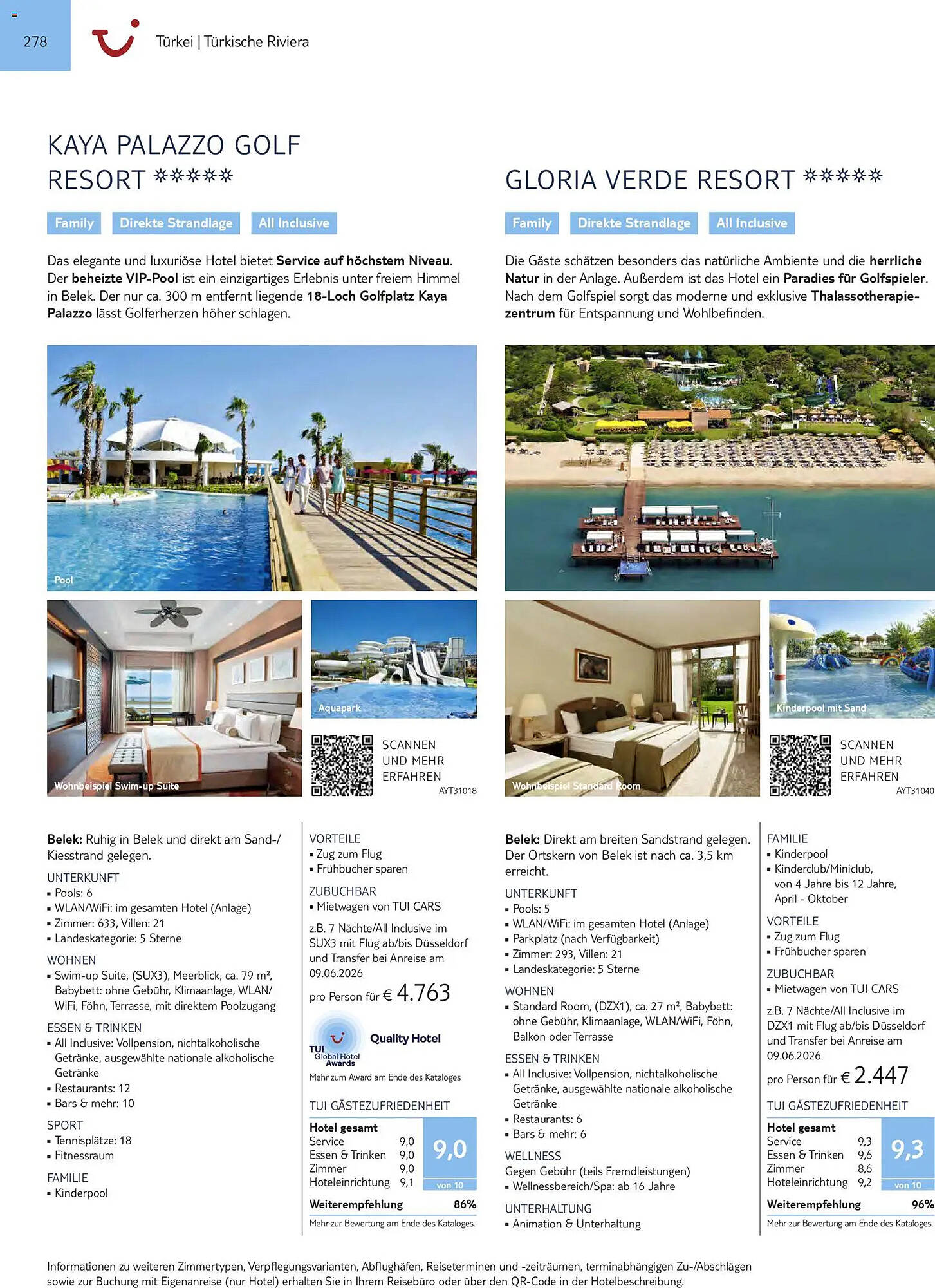 Aida Cruises Prospekt - Pagina 278