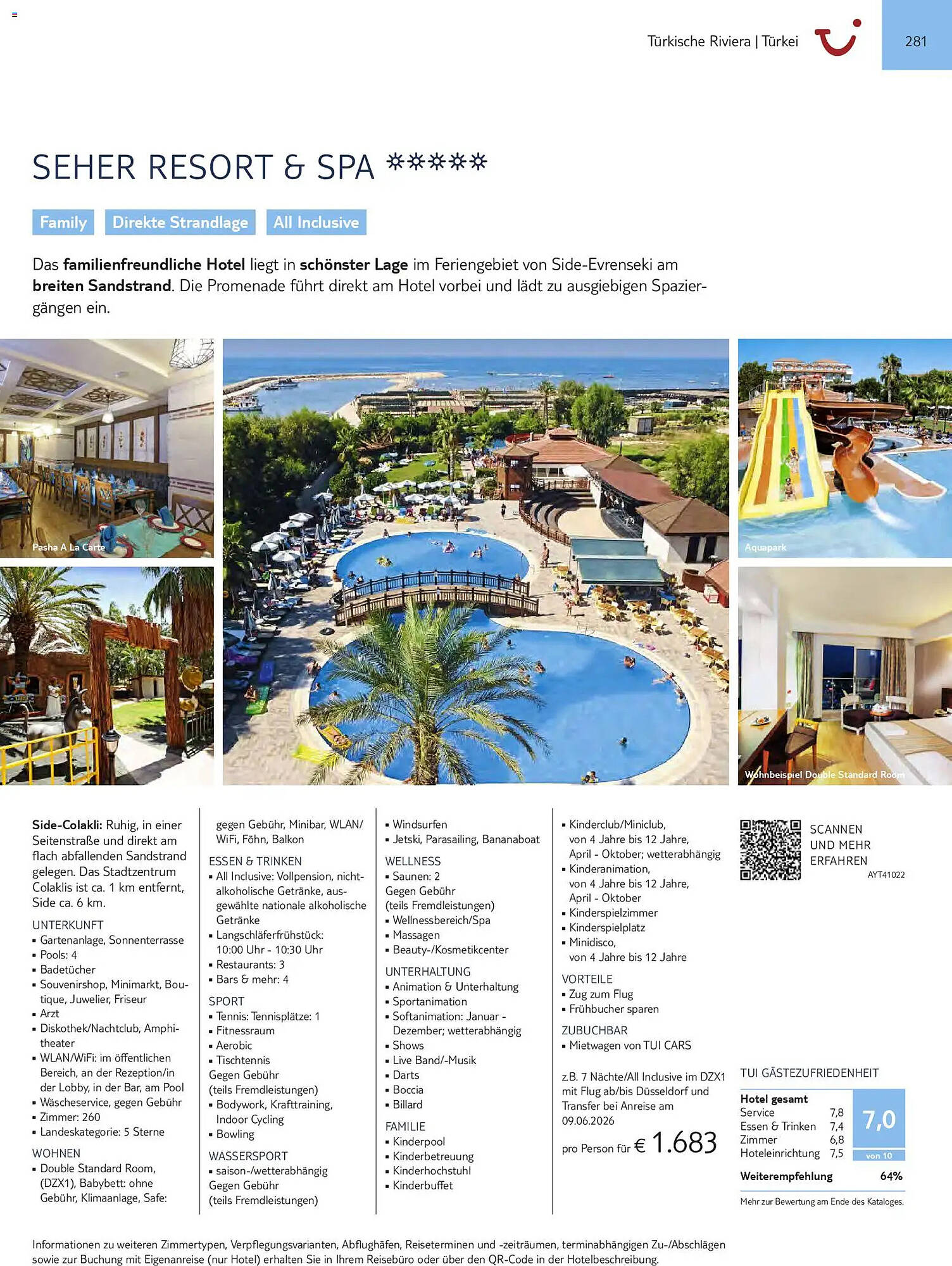 Aida Cruises Prospekt - Pagina 281
