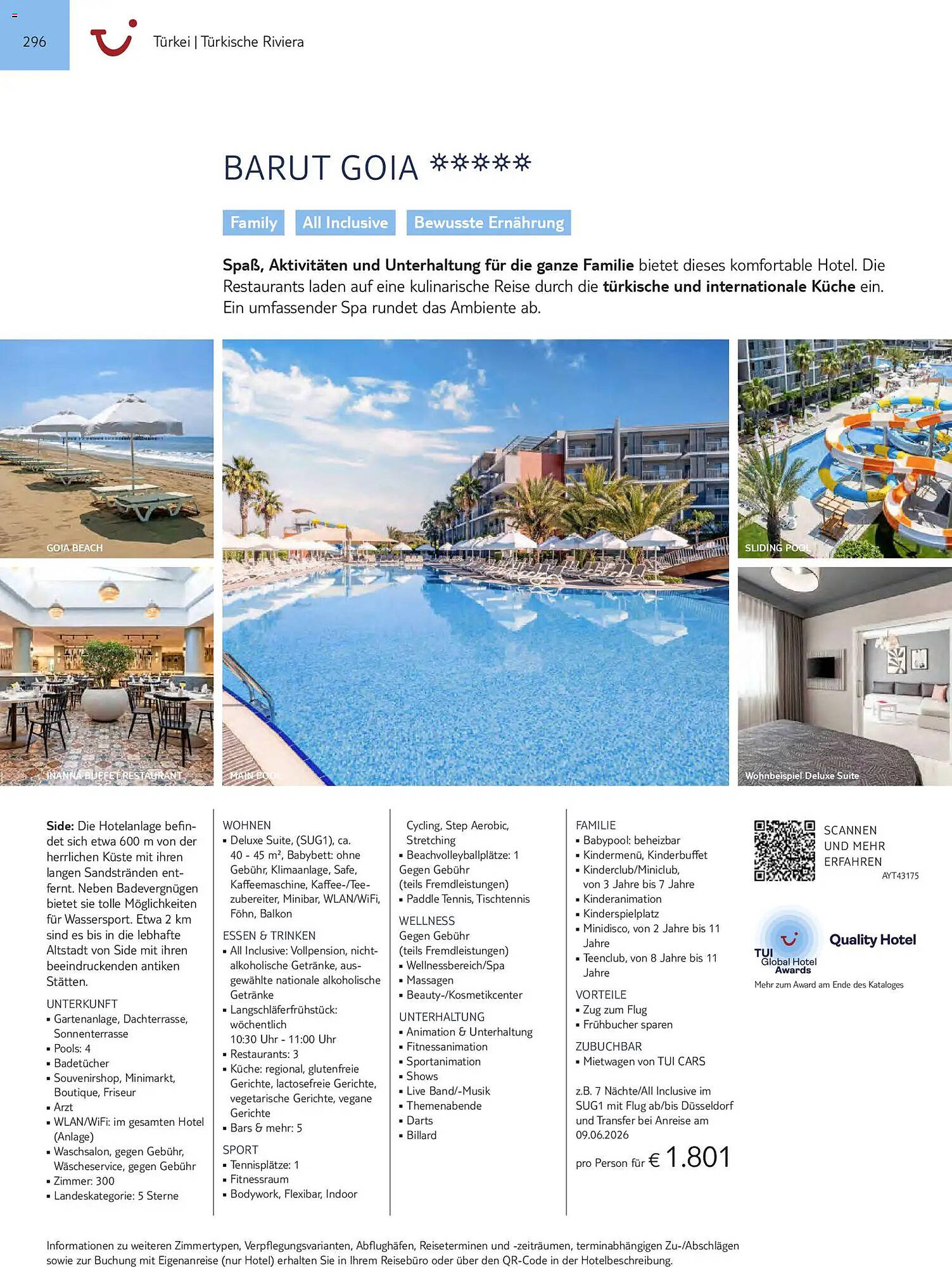 Aida Cruises Prospekt - Pagina 296