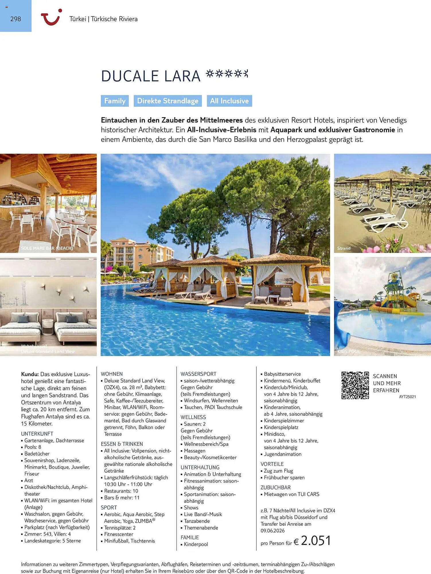 Aida Cruises Prospekt - Pagina 298