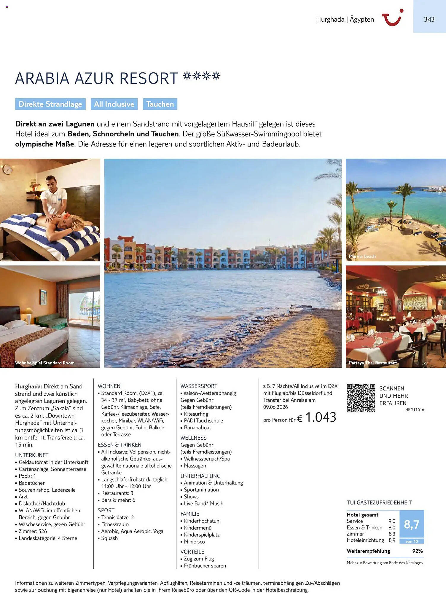 Aida Cruises Prospekt - Pagina 343