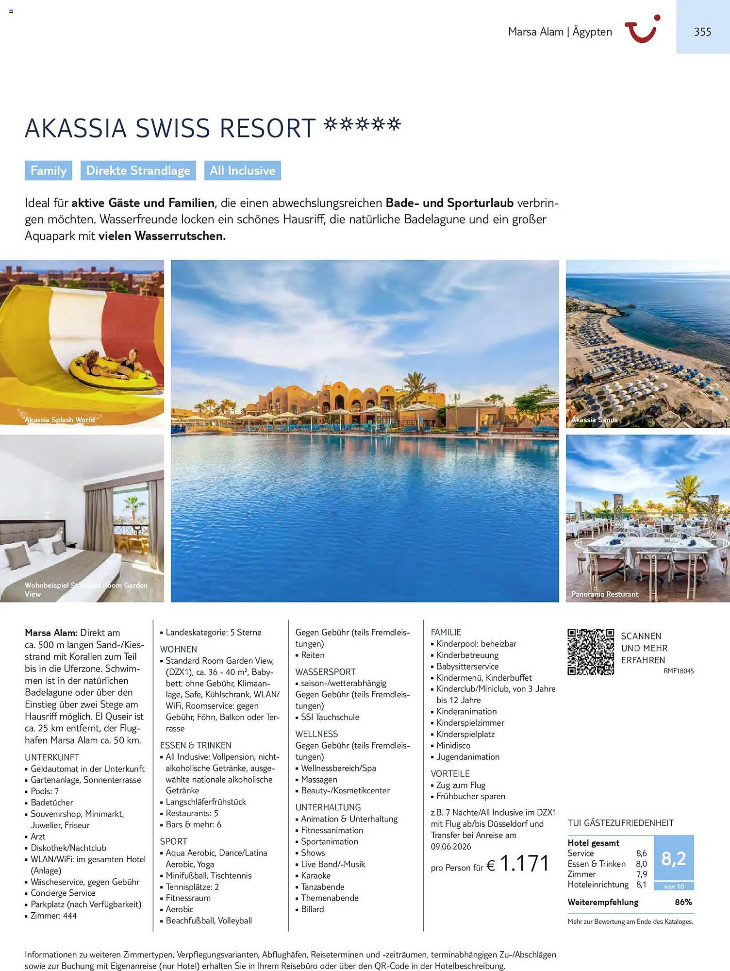 Aida Cruises Prospekt - Pagina 355
