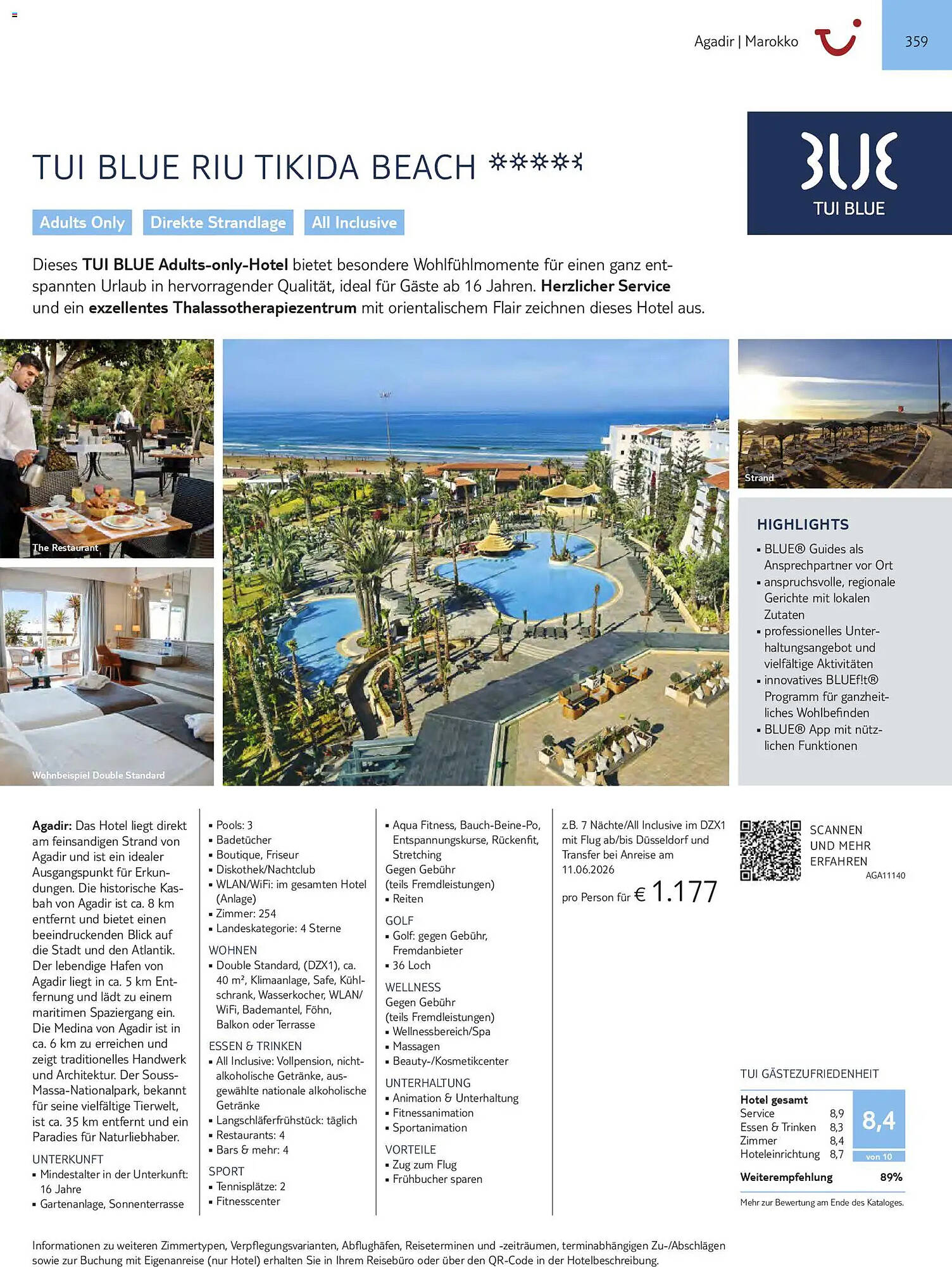 Aida Cruises Prospekt - Pagina 359