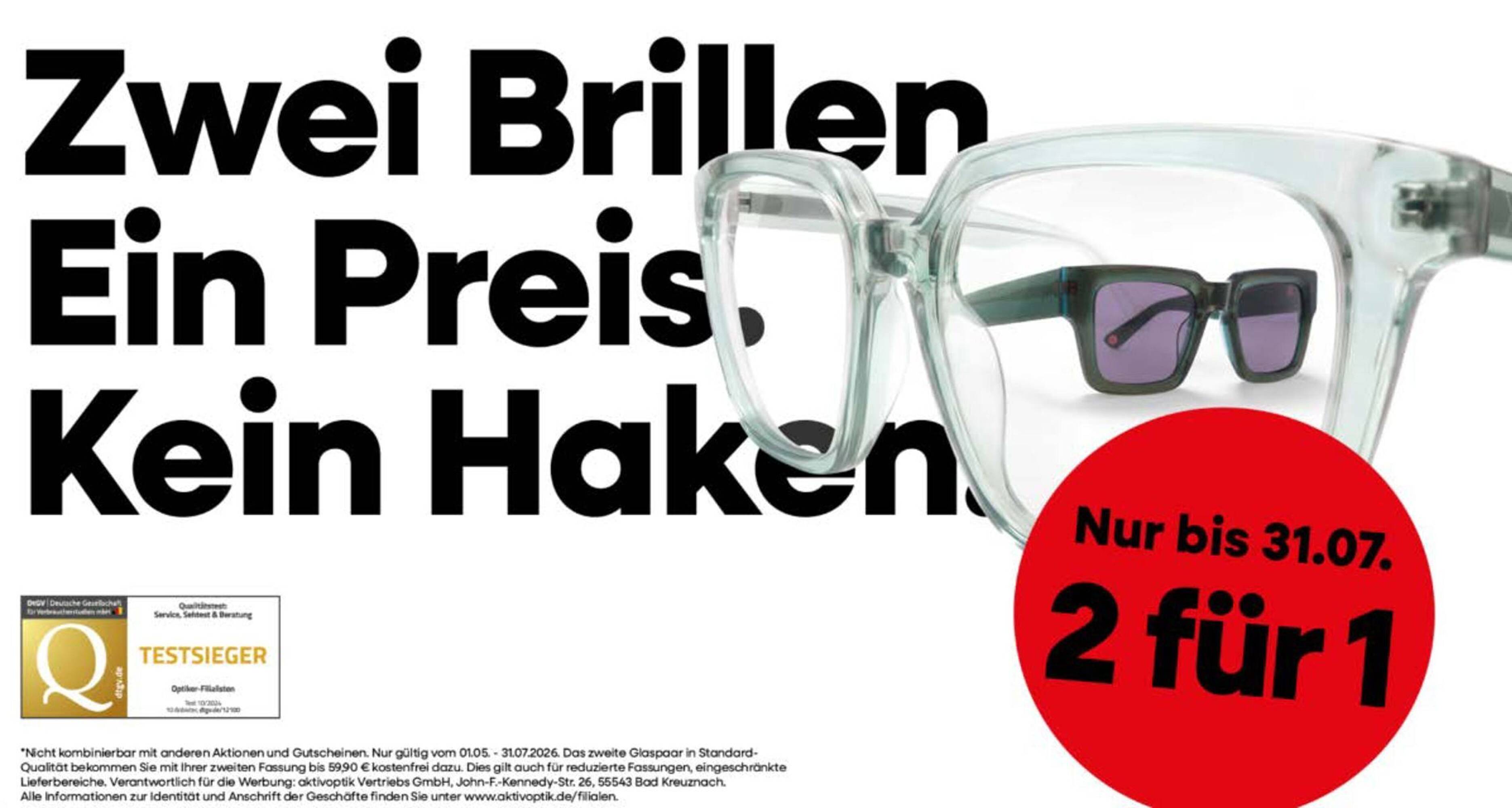 Aktiv Optik Prospekt - Pagina 1