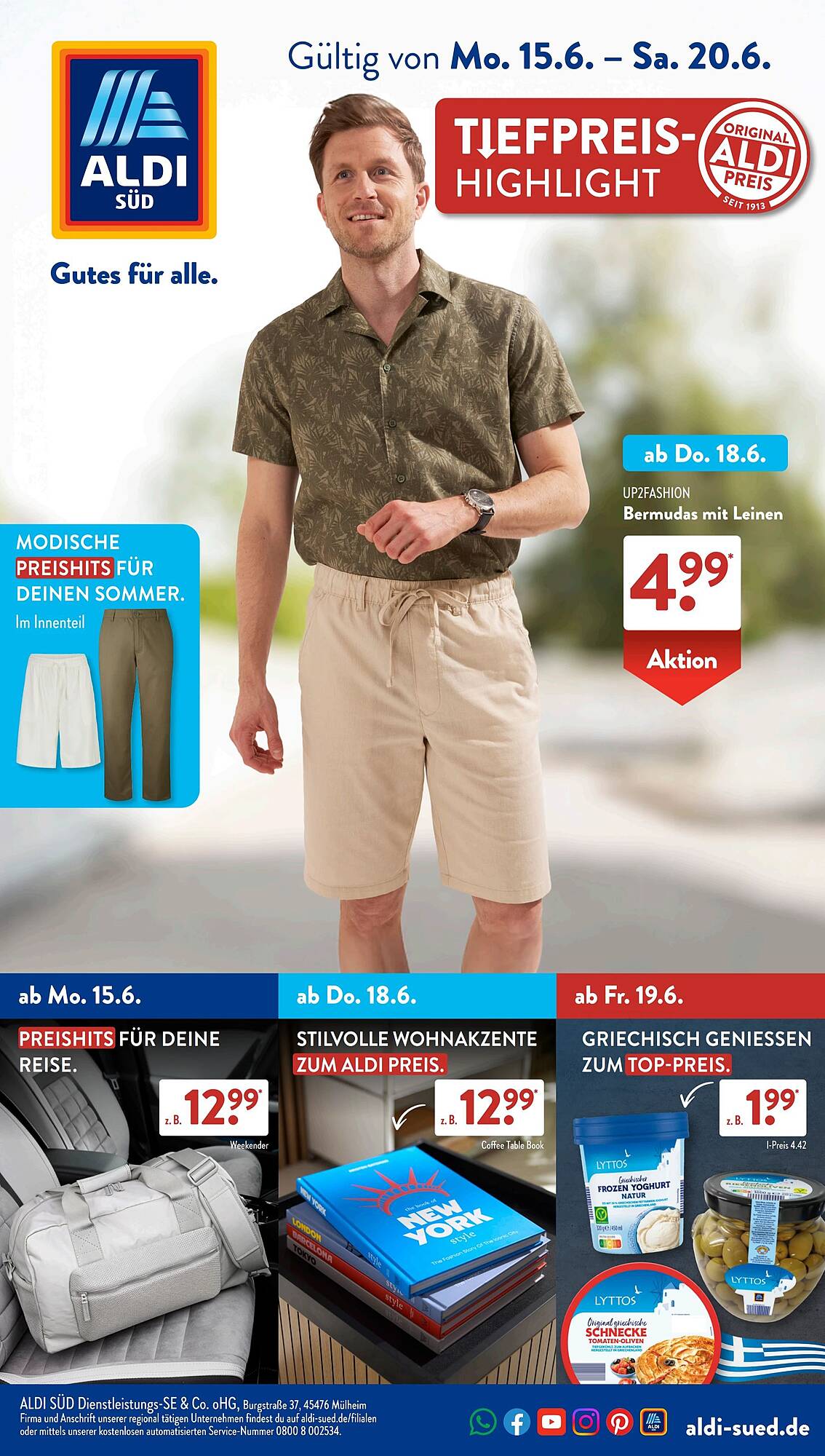 Aldi Süd Prospekt - Pagina 1