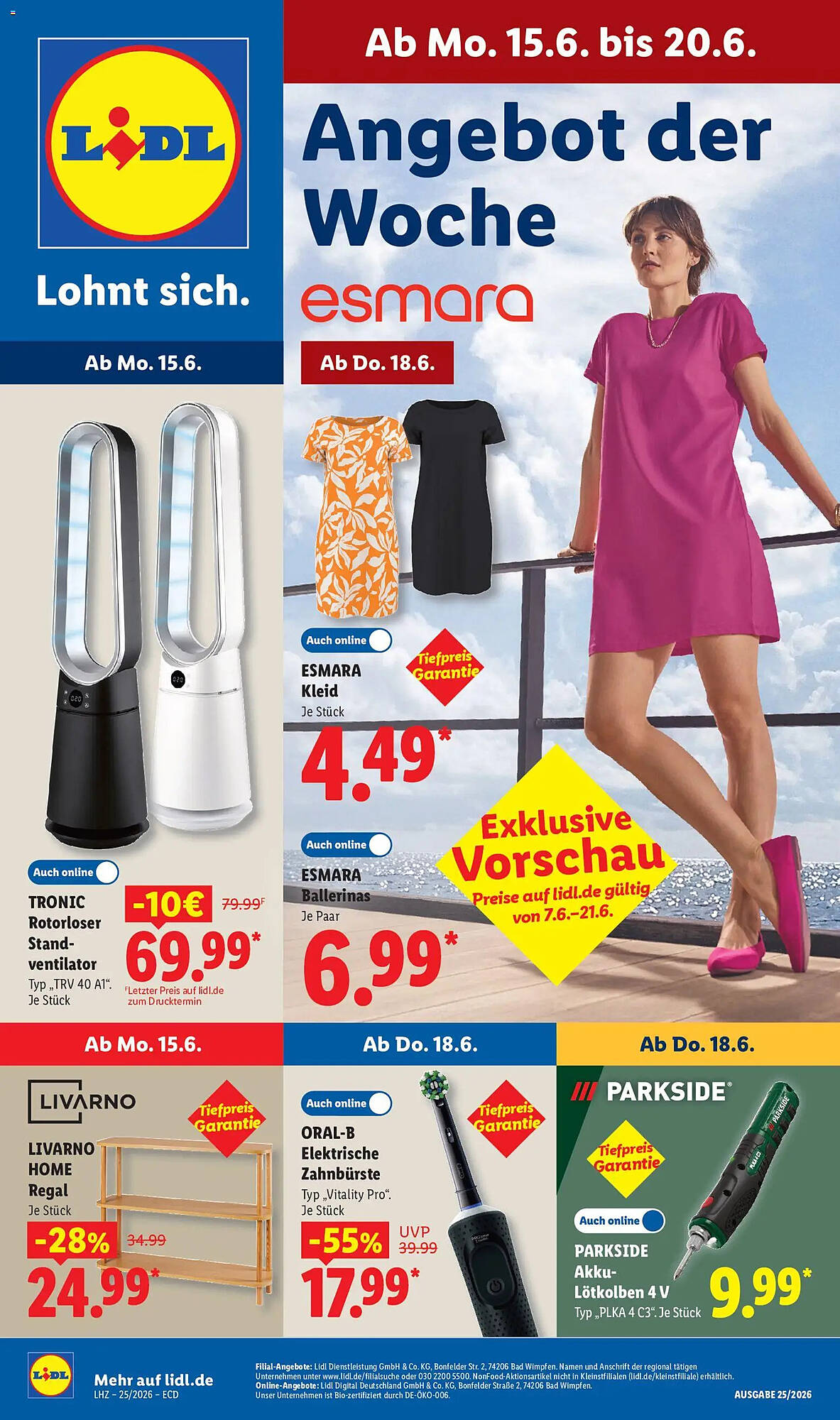 Lidl Prospekt - Pagina 1