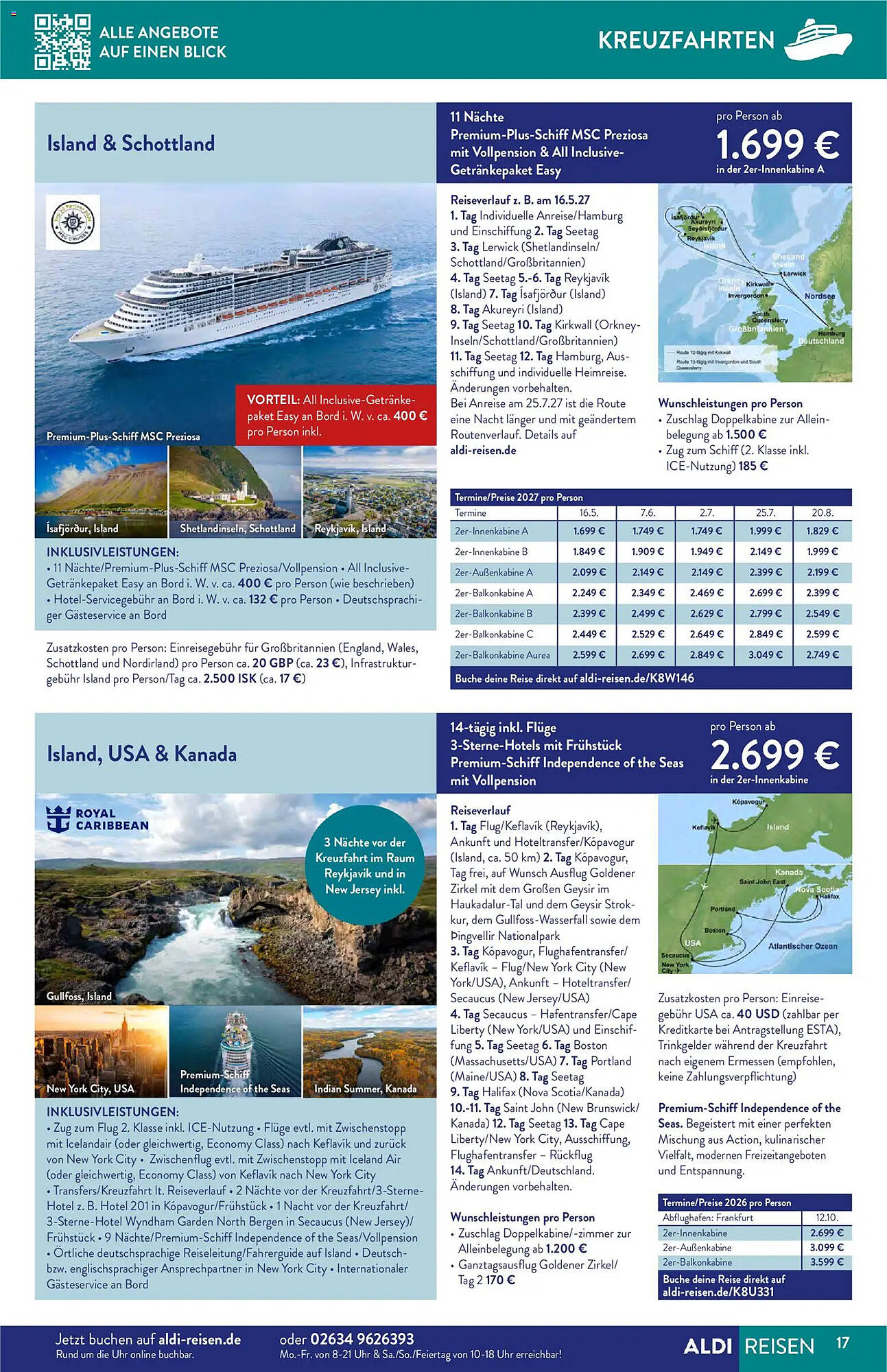 Aldi Nord Reisen Prospekt - Pagina 17