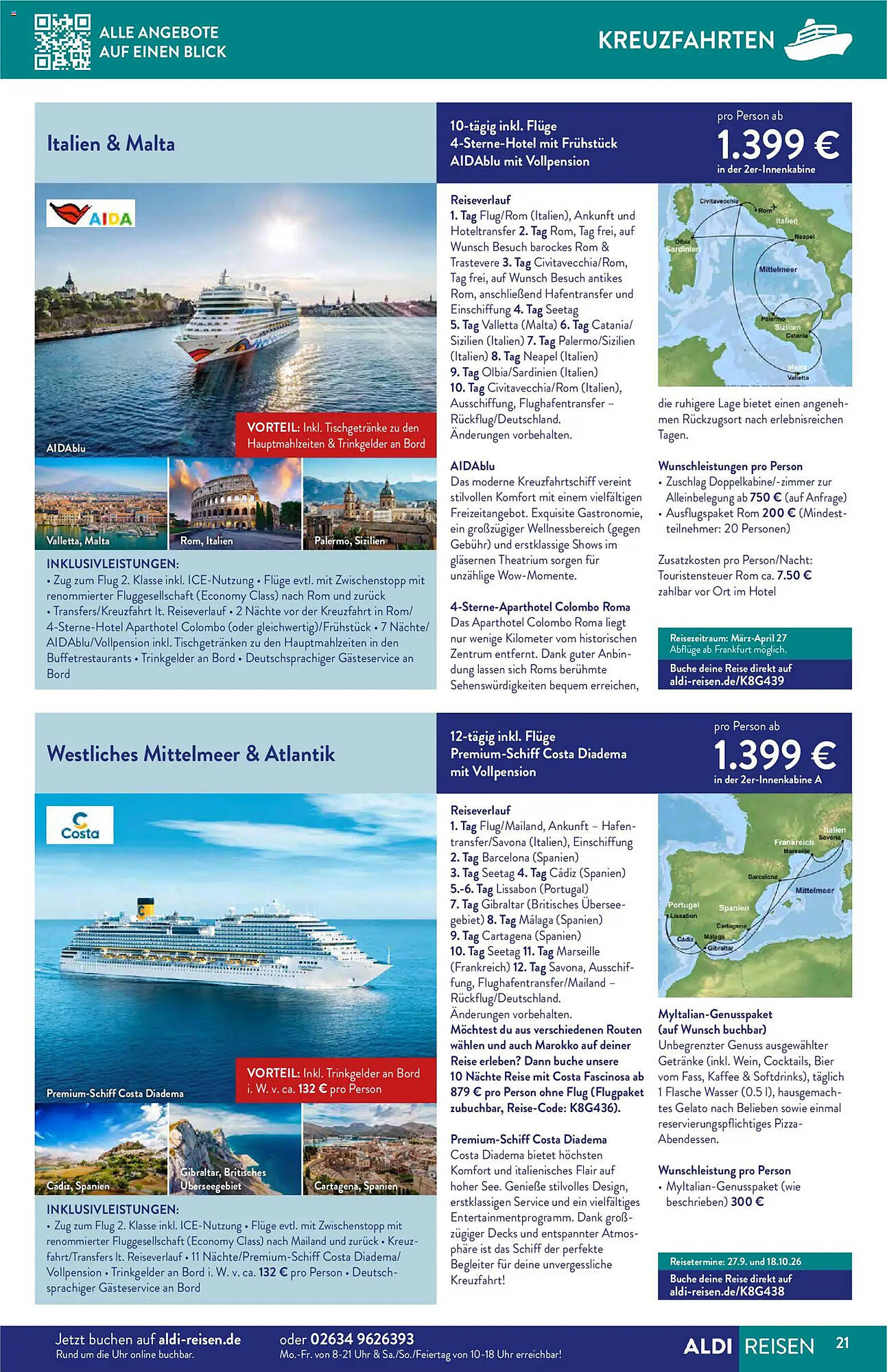 Aldi Nord Reisen Prospekt - Pagina 21