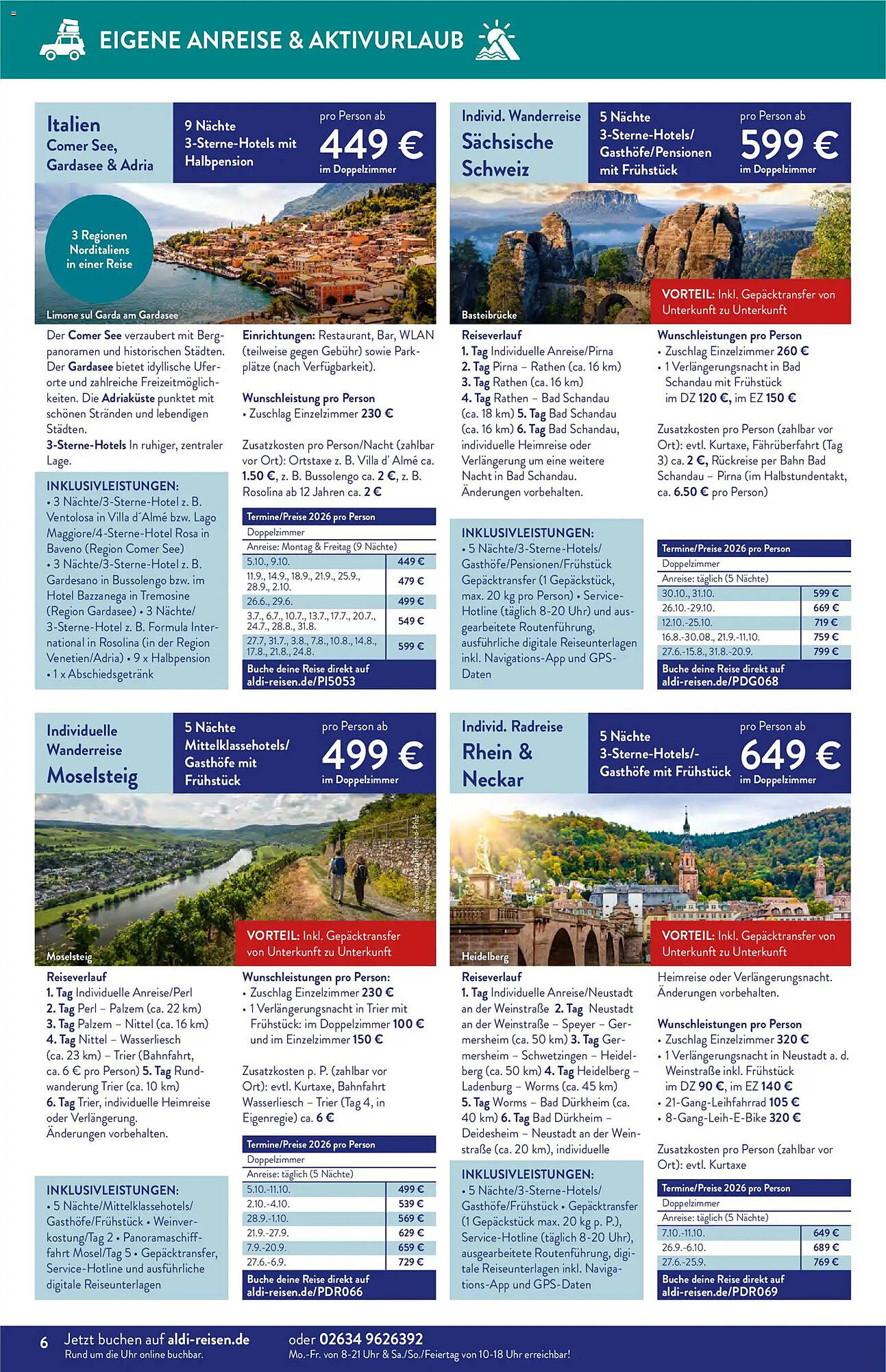 Aldi Nord Reisen Prospekt - Pagina 6