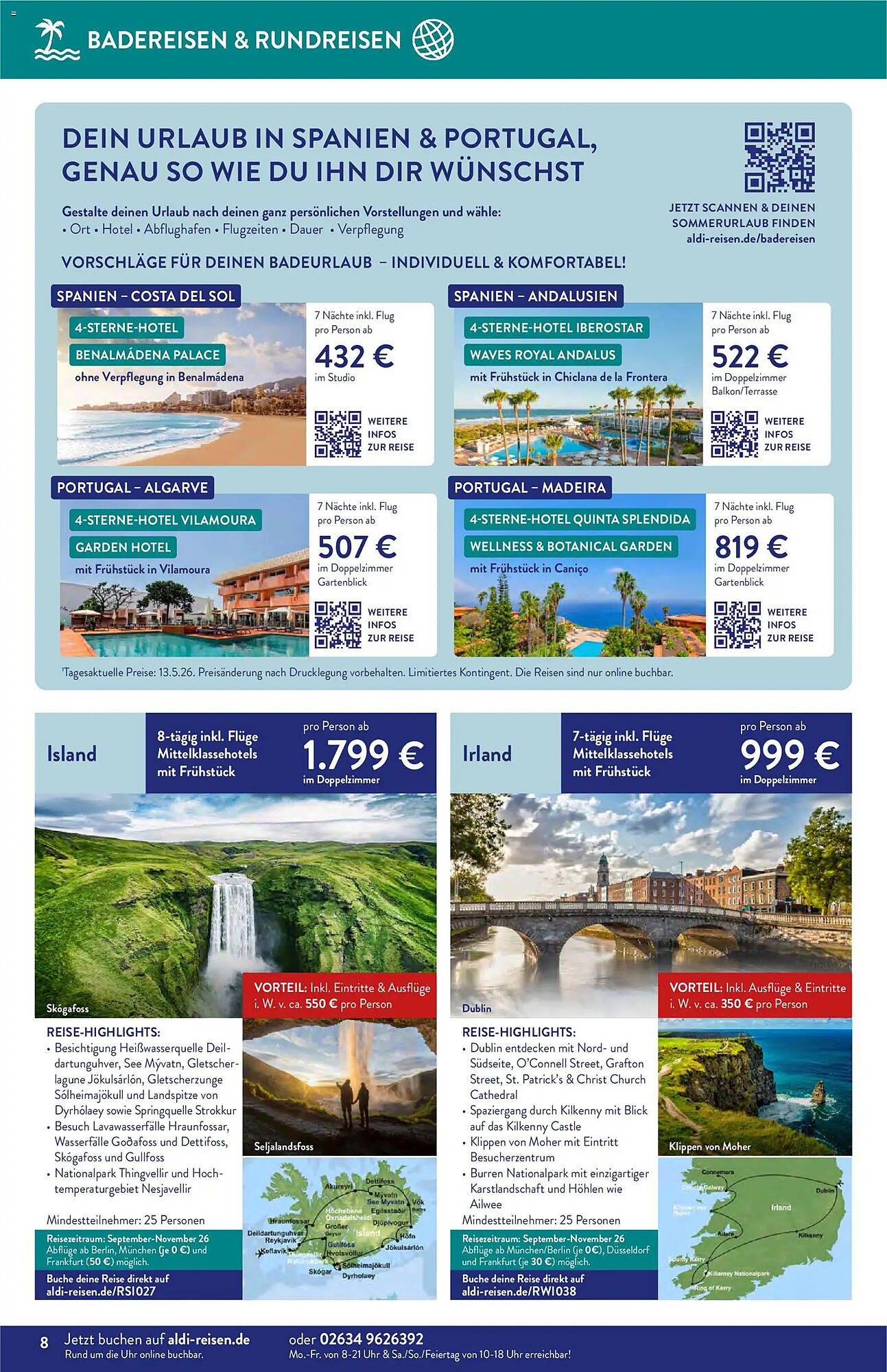 Aldi Nord Reisen Prospekt - Pagina 8