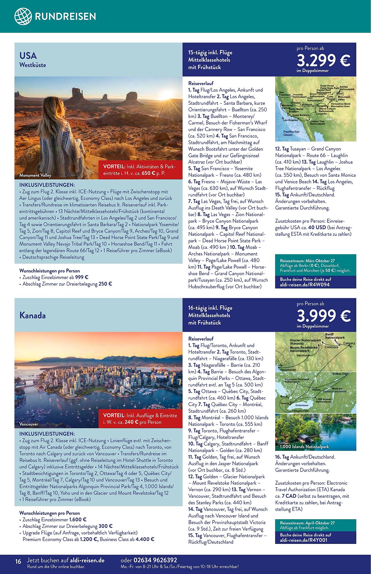 Aldi Nord Reisen Prospekt - Pagina 16