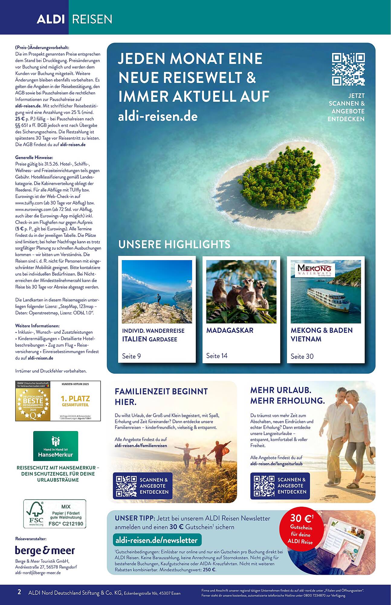 Aldi Nord Reisen Prospekt - Pagina 2