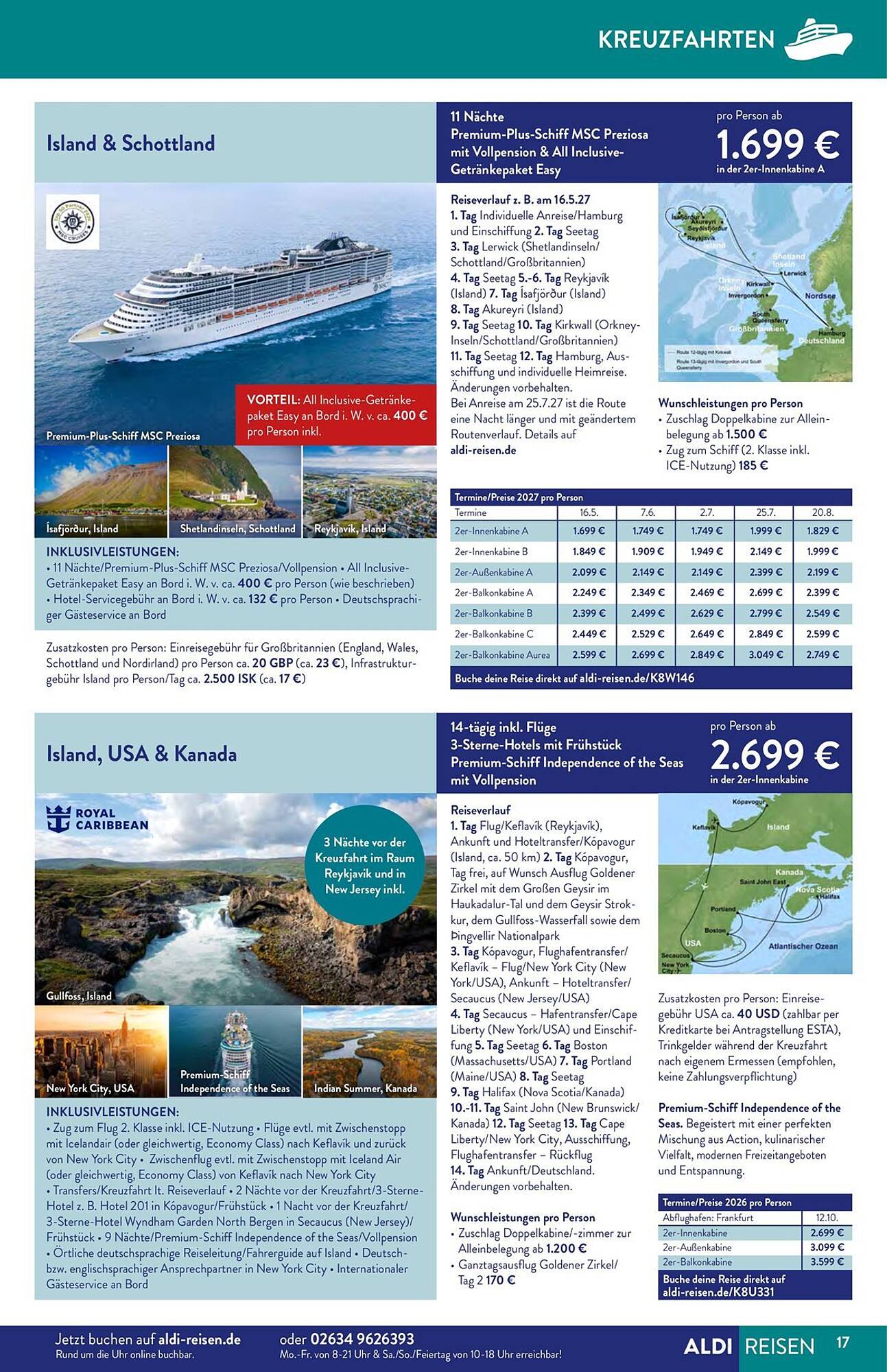 Aldi Süd Reisen Prospekt - Pagina 17