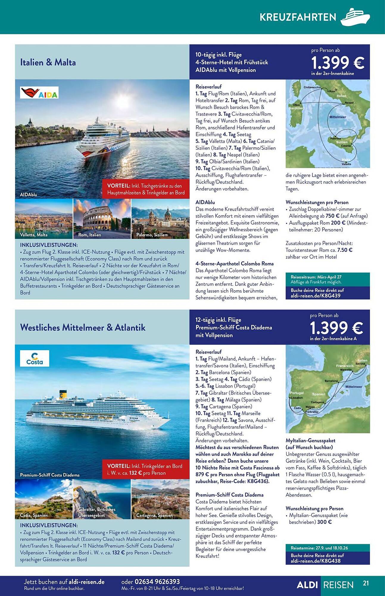 Aldi Süd Reisen Prospekt - Pagina 21
