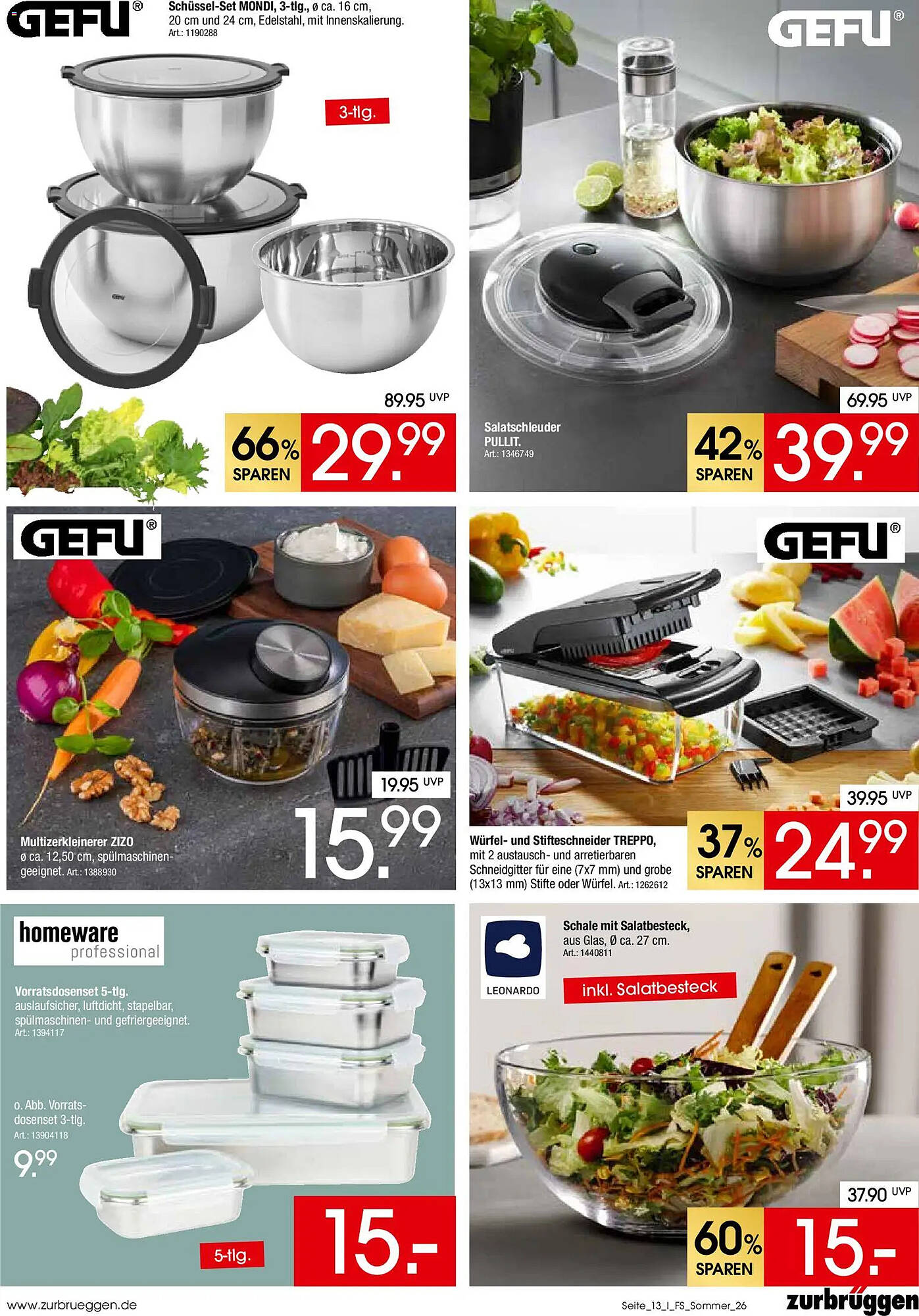 Zurbrüggen Prospekt - Pagina 13