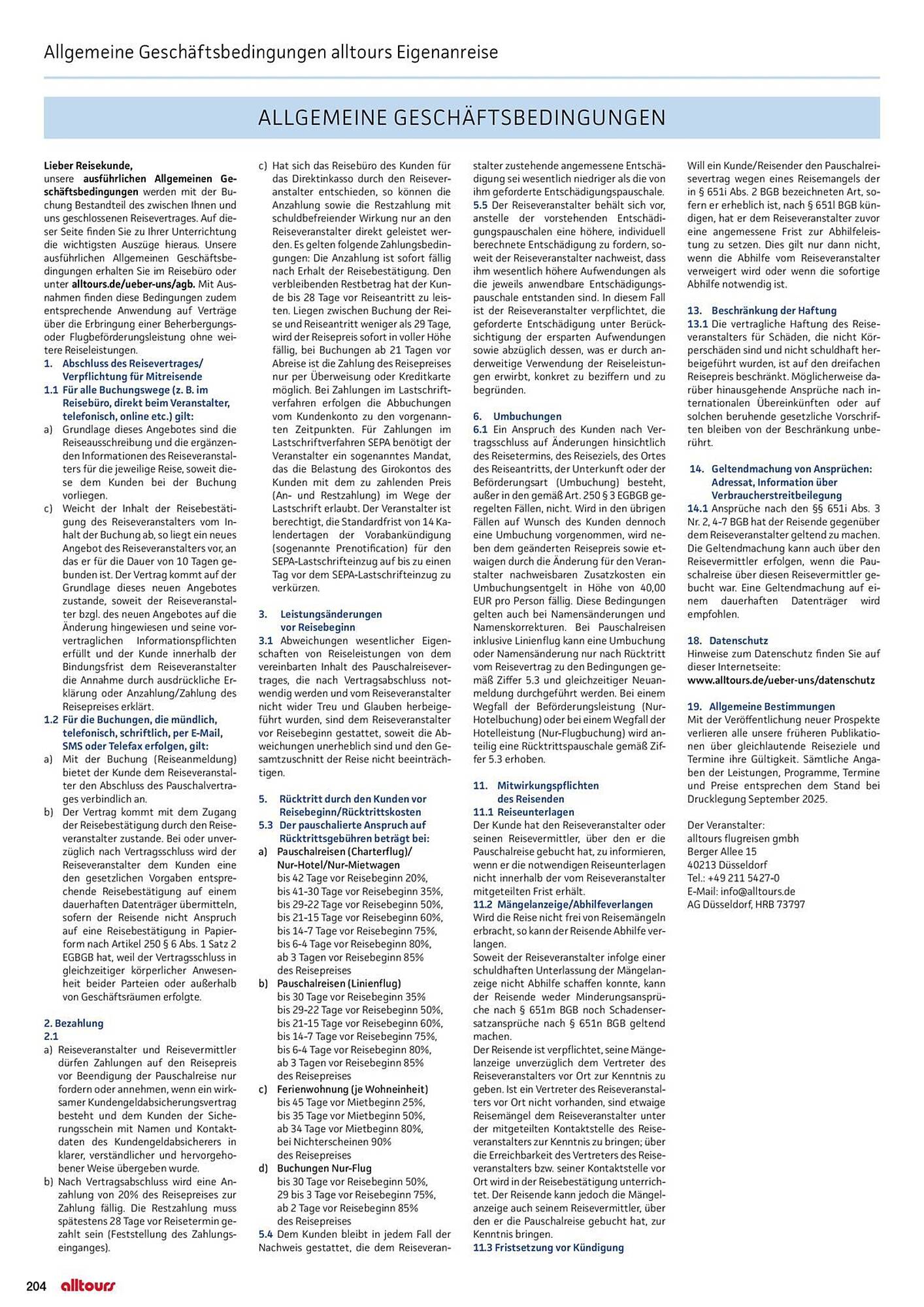 alltours Reisecenter Prospekt - Pagina 204