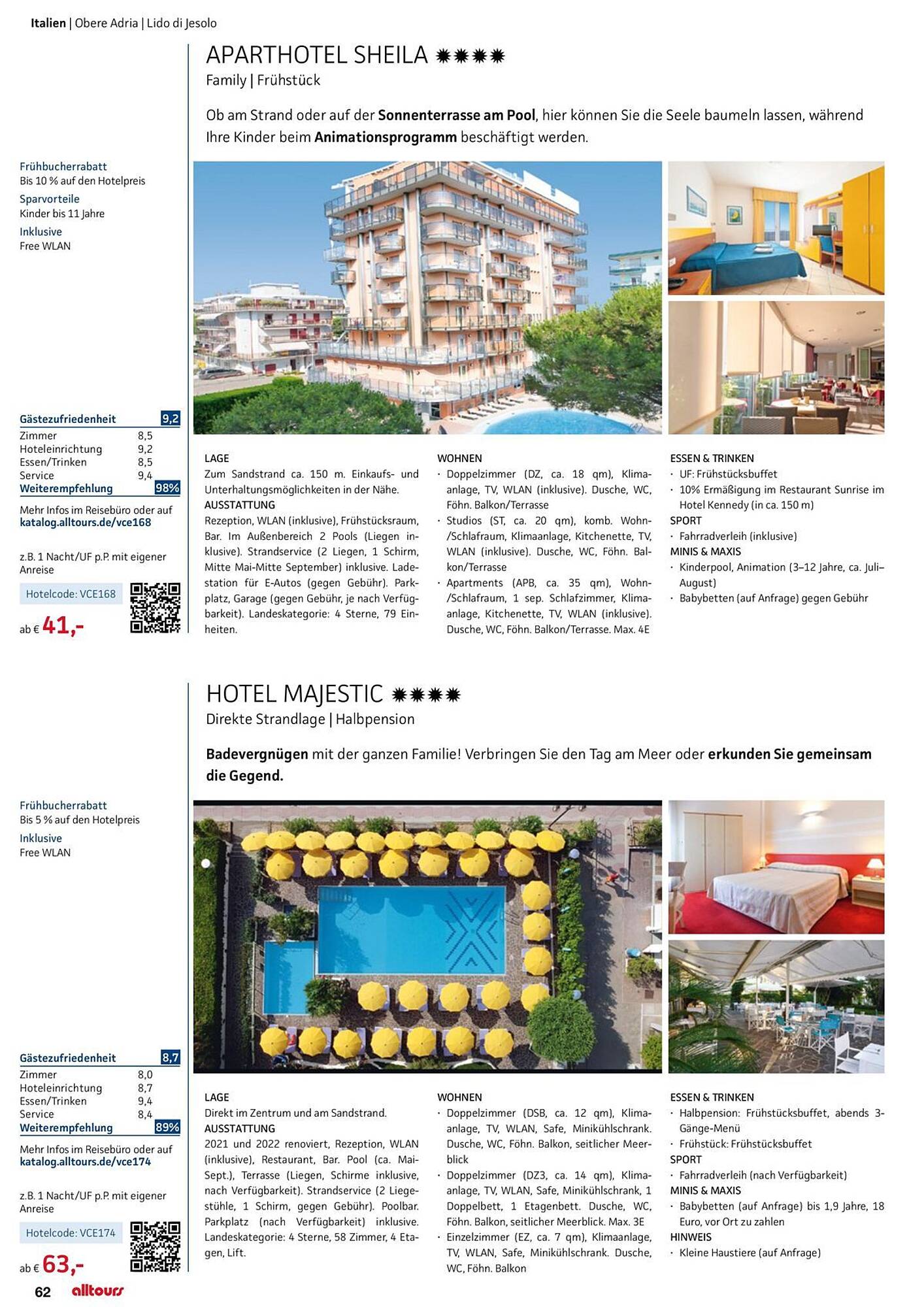 alltours Reisecenter Prospekt - Pagina 62