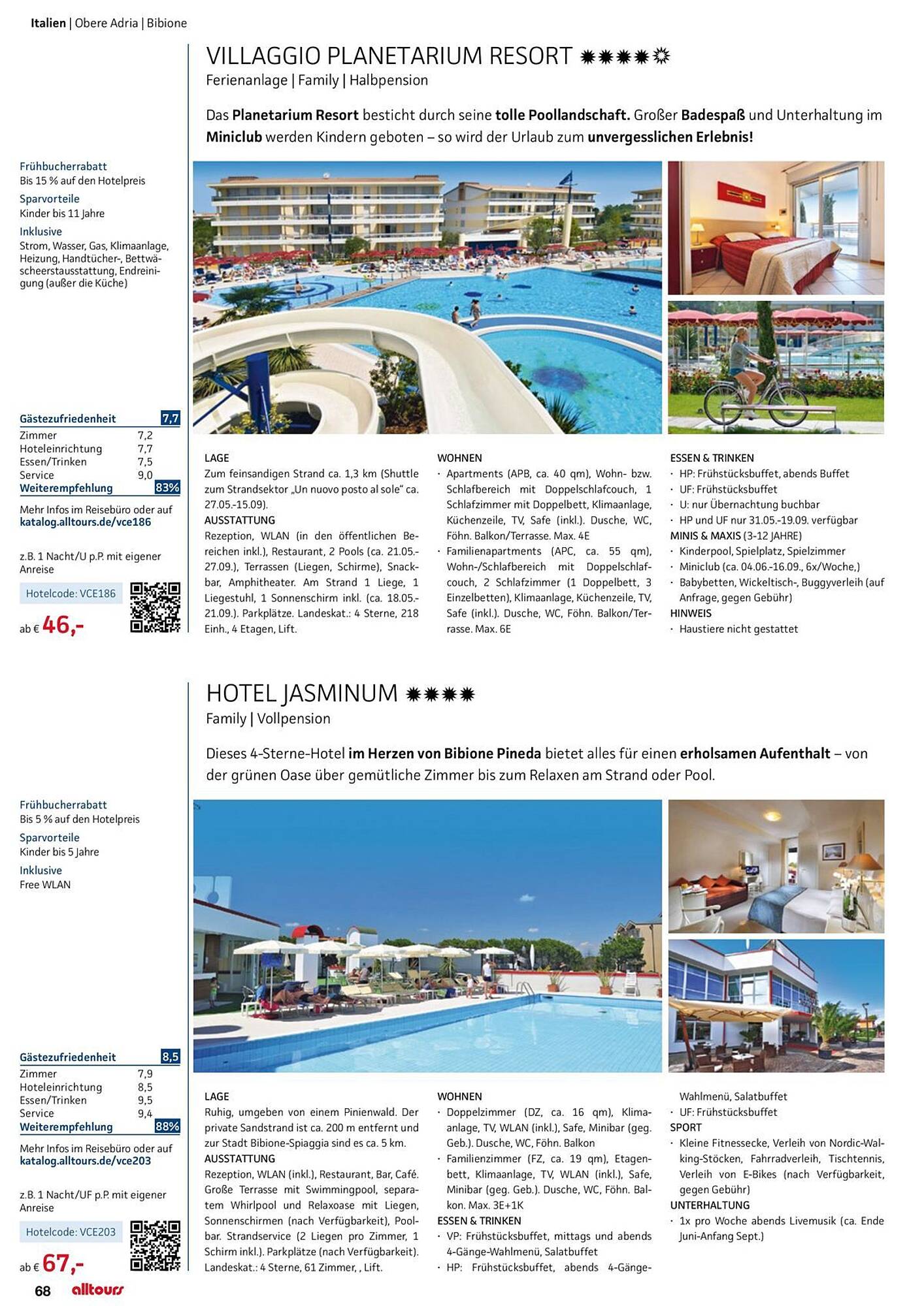 alltours Reisecenter Prospekt - Pagina 68