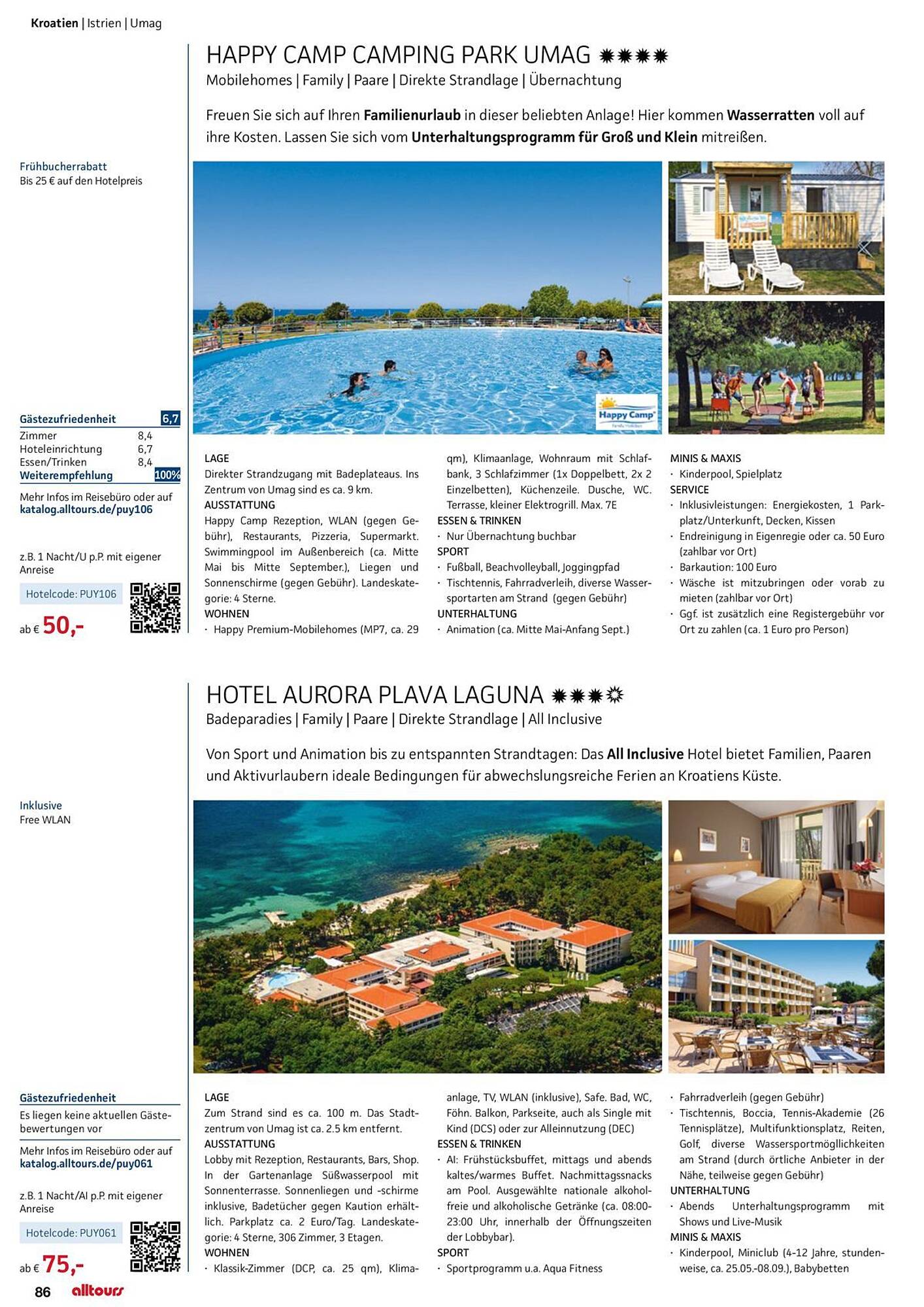 alltours Reisecenter Prospekt - Pagina 86