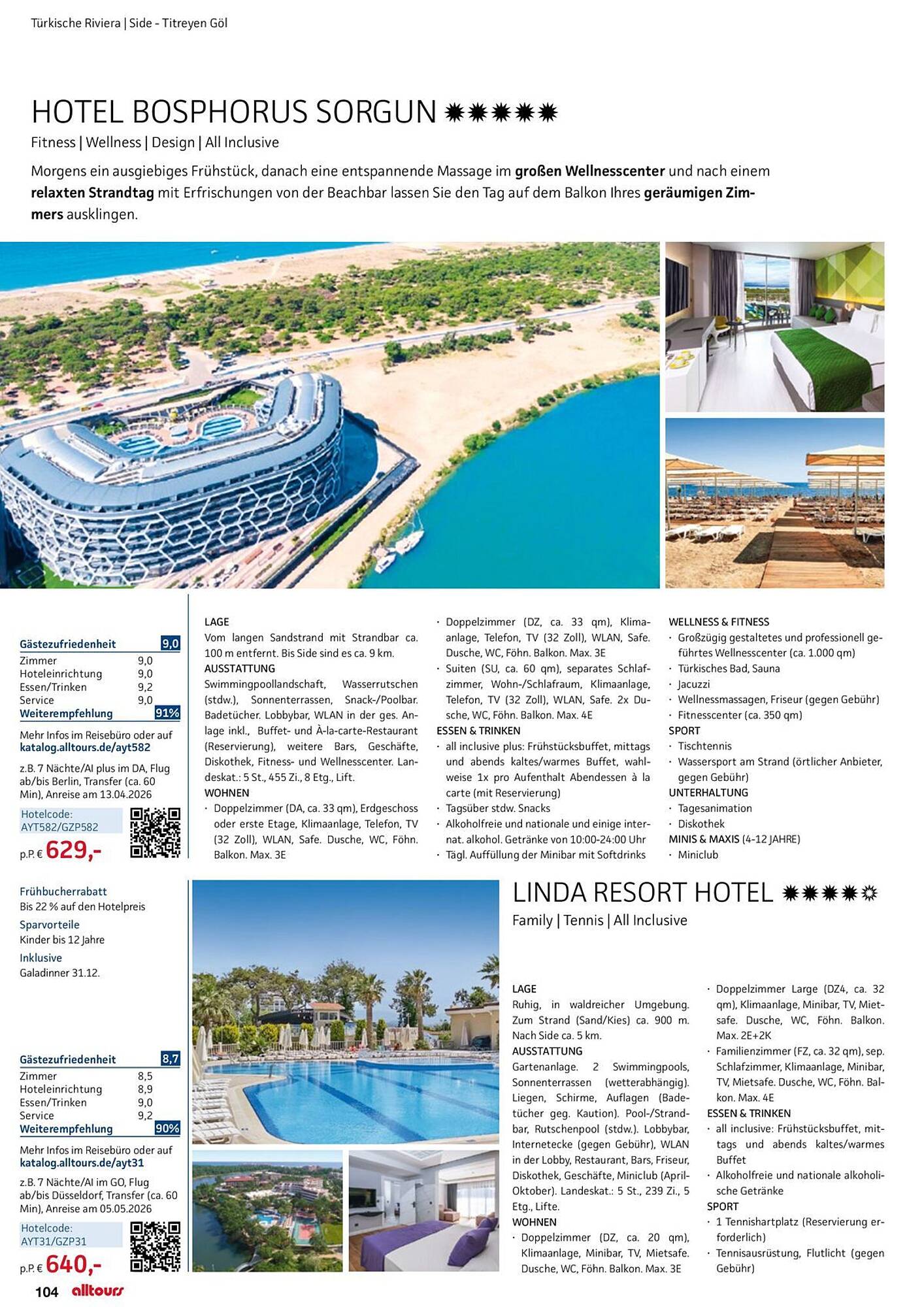 alltours Reisecenter Prospekt - Pagina 104