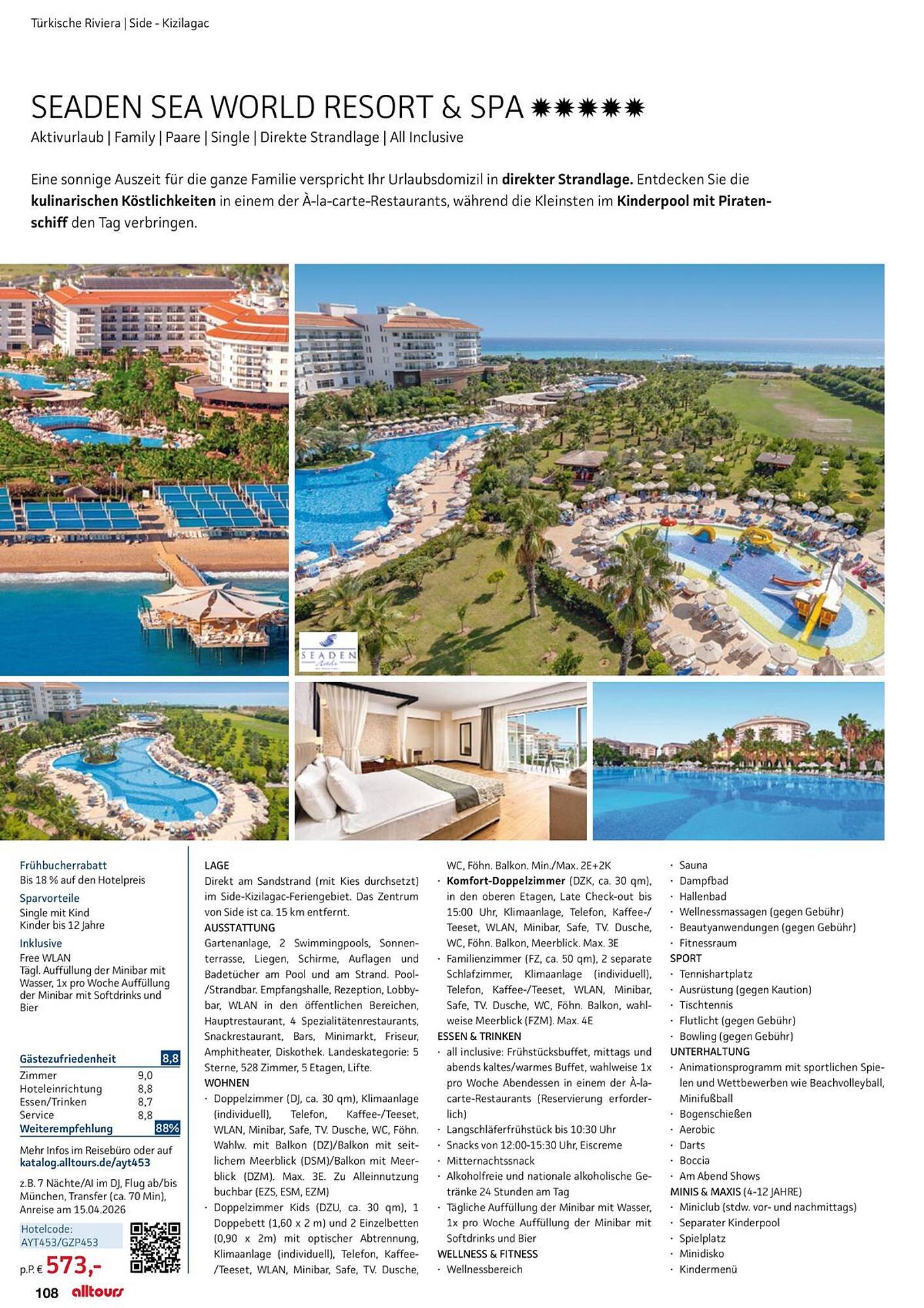 alltours Reisecenter Prospekt - Pagina 108
