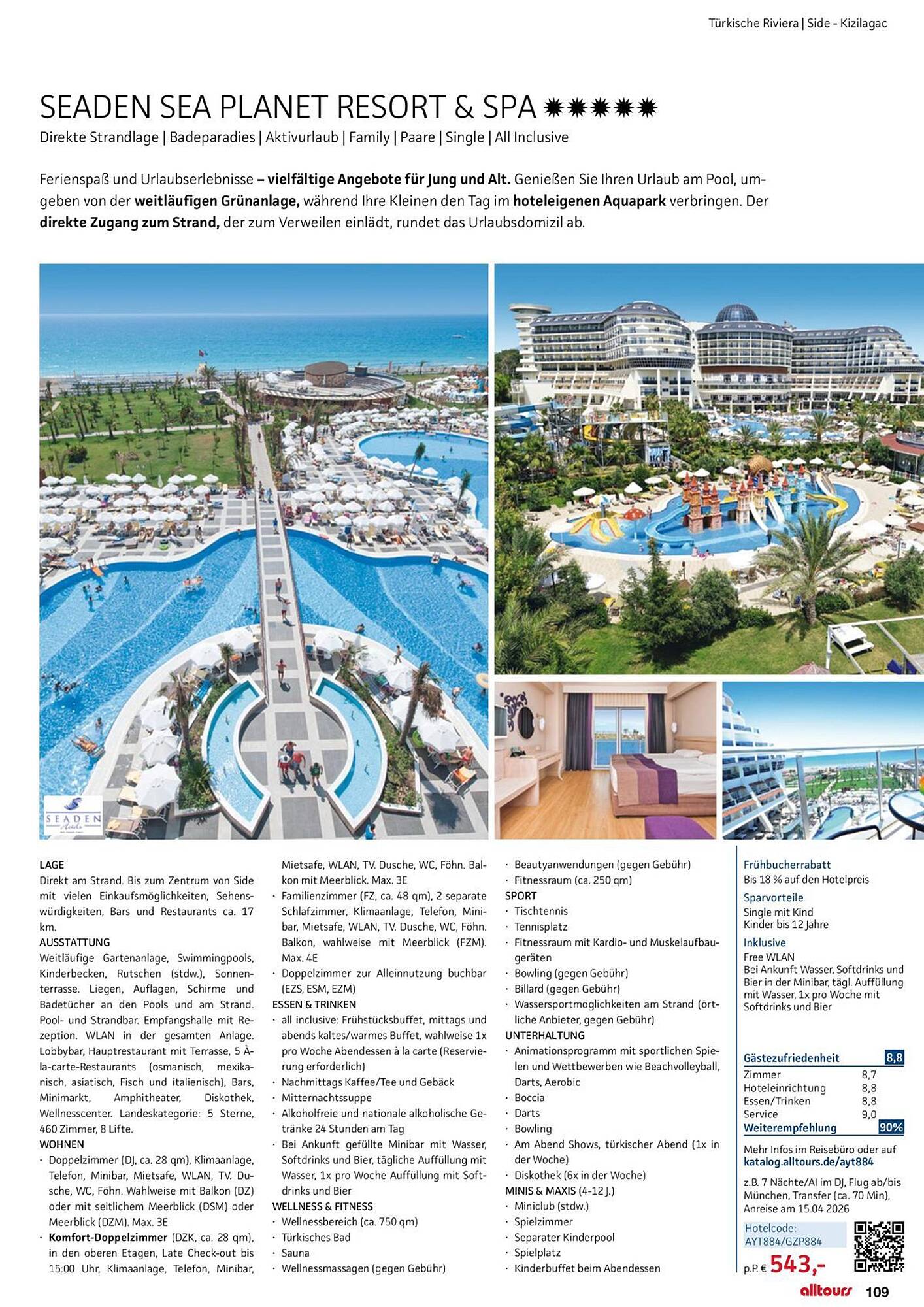 alltours Reisecenter Prospekt - Pagina 109