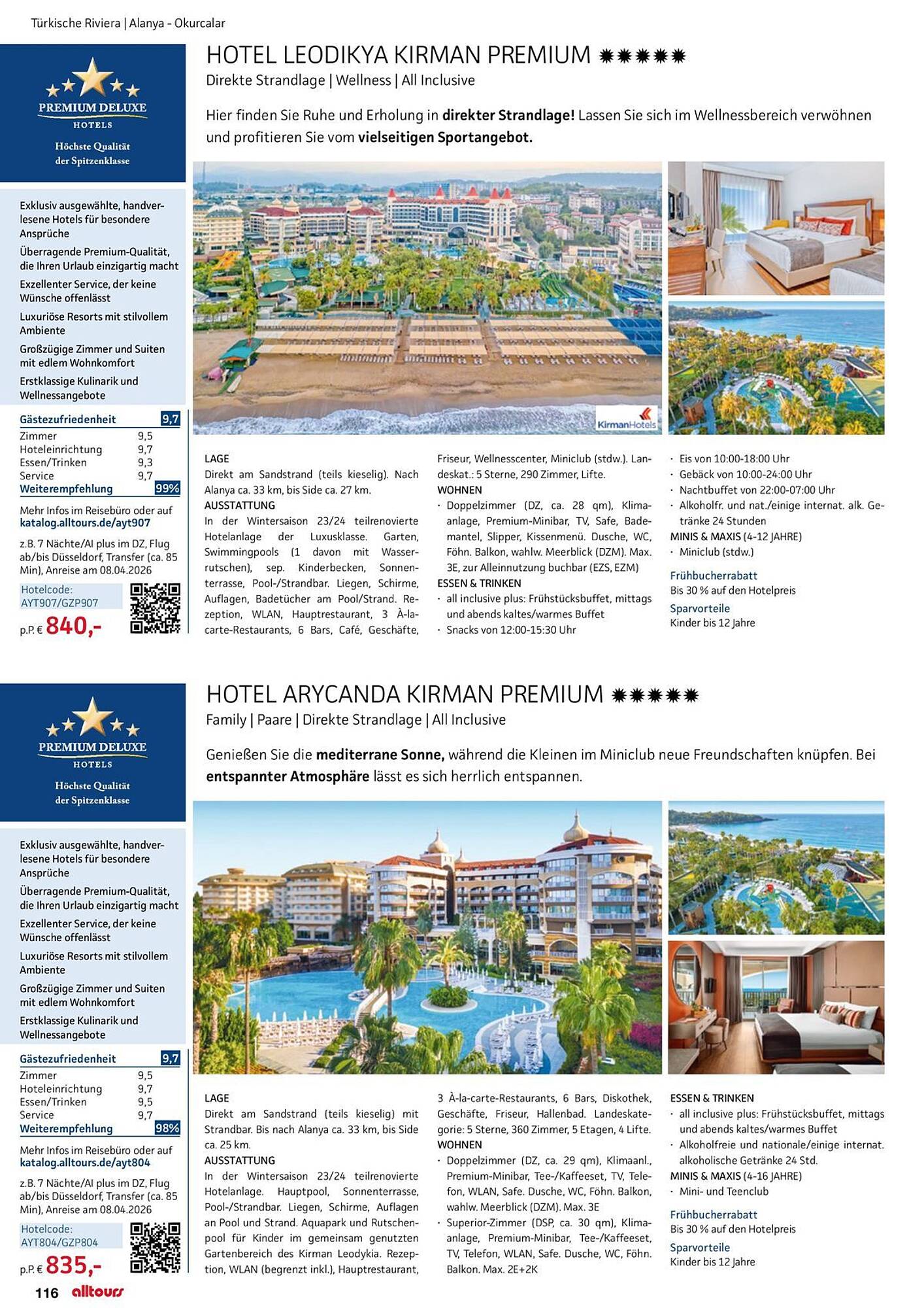 alltours Reisecenter Prospekt - Pagina 116