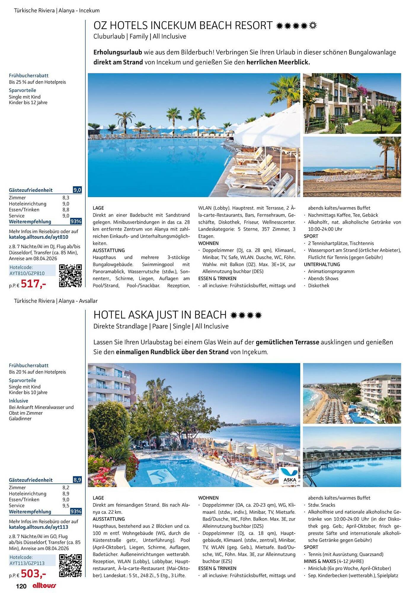 alltours Reisecenter Prospekt - Pagina 120