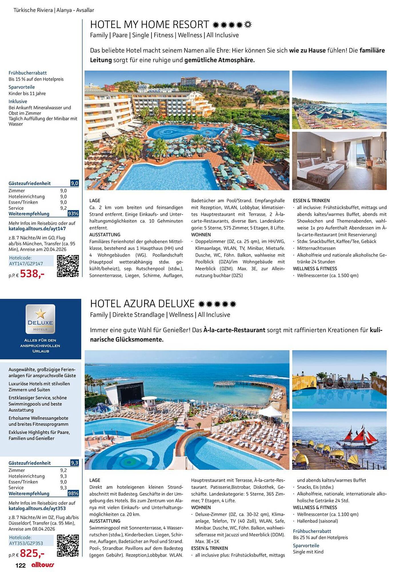 alltours Reisecenter Prospekt - Pagina 122