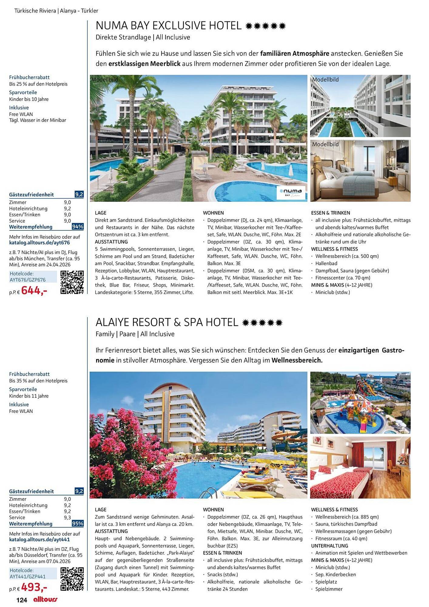 alltours Reisecenter Prospekt - Pagina 124