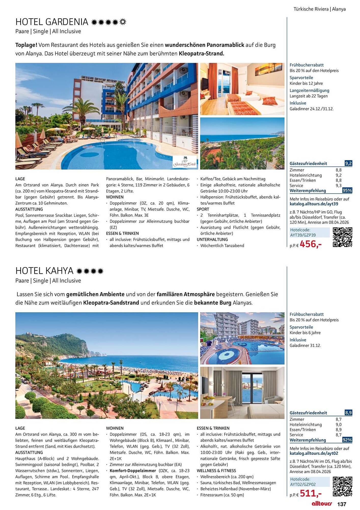 alltours Reisecenter Prospekt - Pagina 137