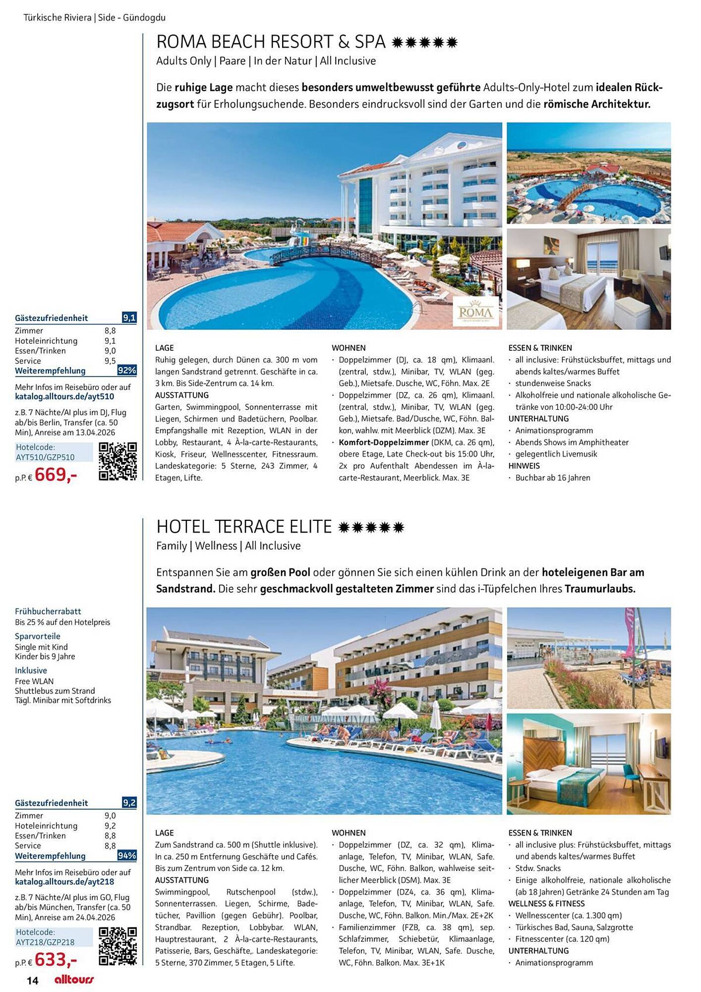 alltours Reisecenter Prospekt - Pagina 14