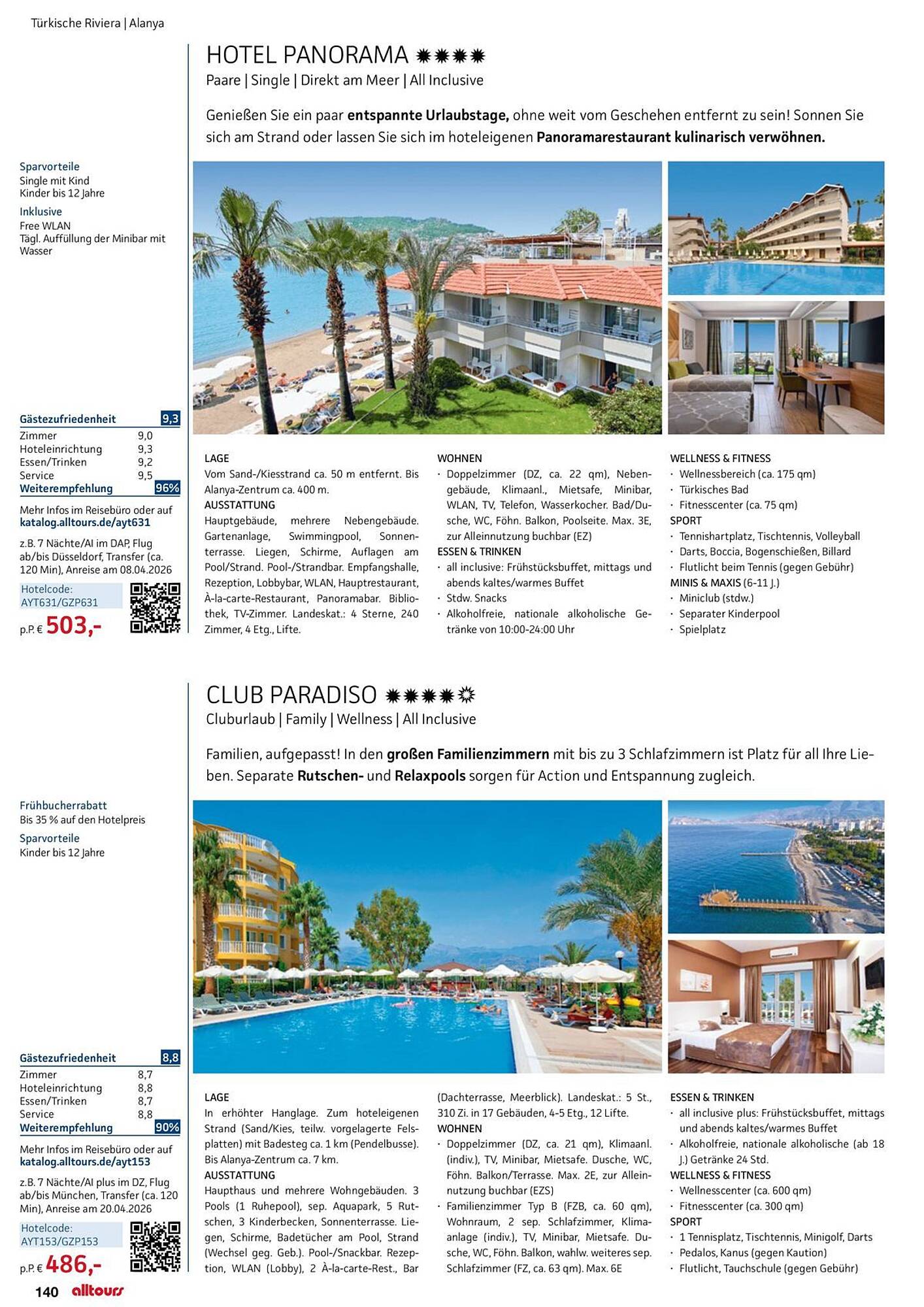alltours Reisecenter Prospekt - Pagina 140