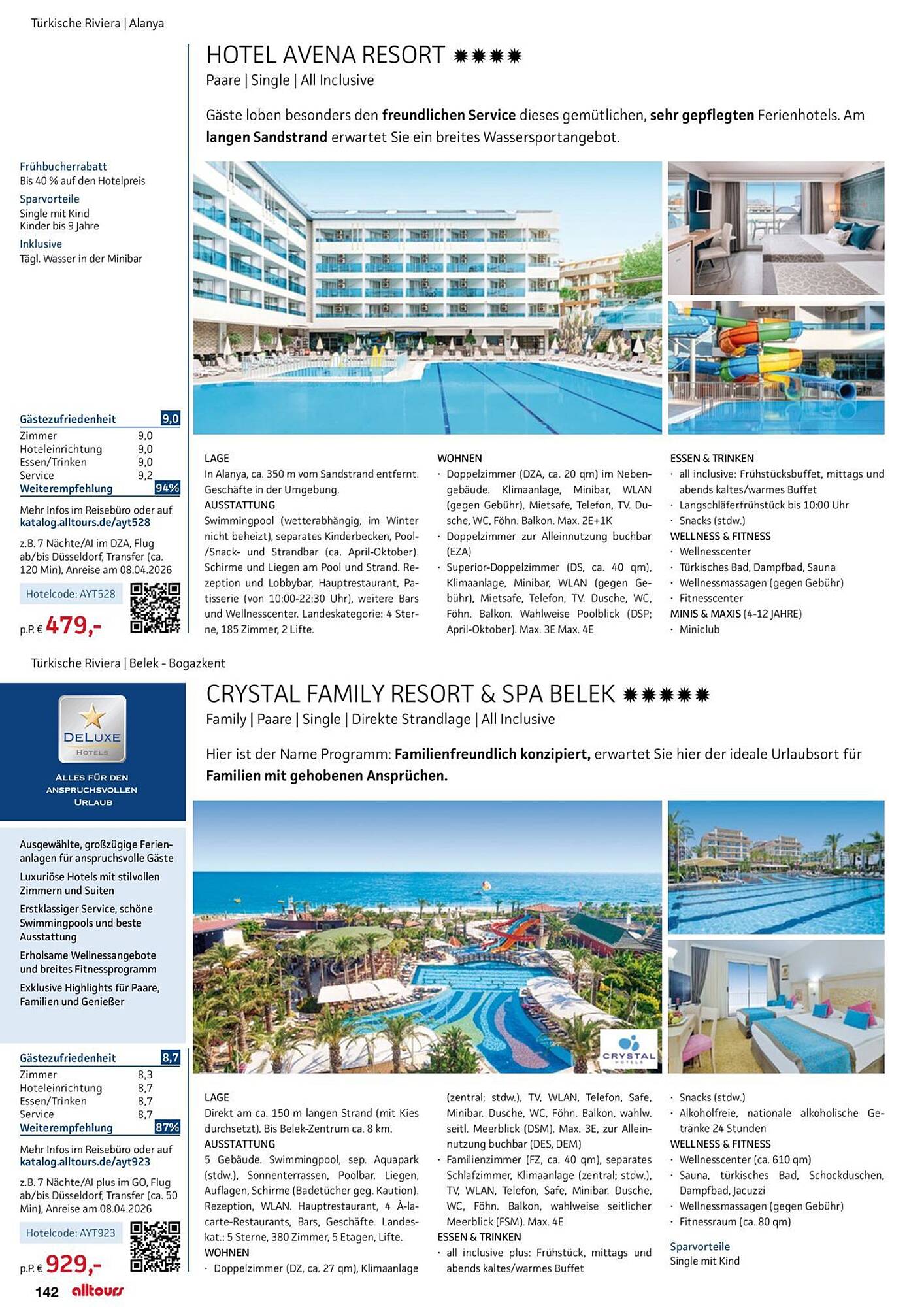 alltours Reisecenter Prospekt - Pagina 142