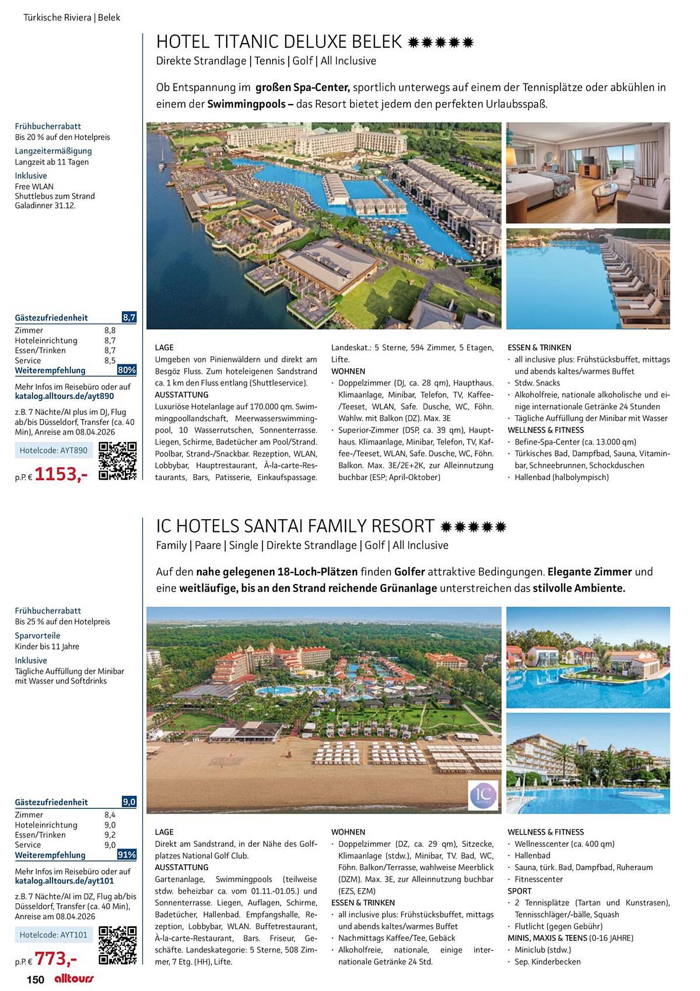 alltours Reisecenter Prospekt - Pagina 150