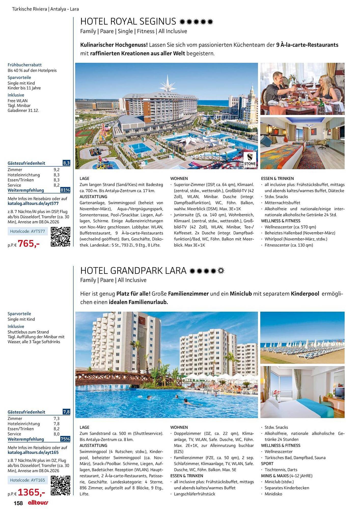 alltours Reisecenter Prospekt - Pagina 158