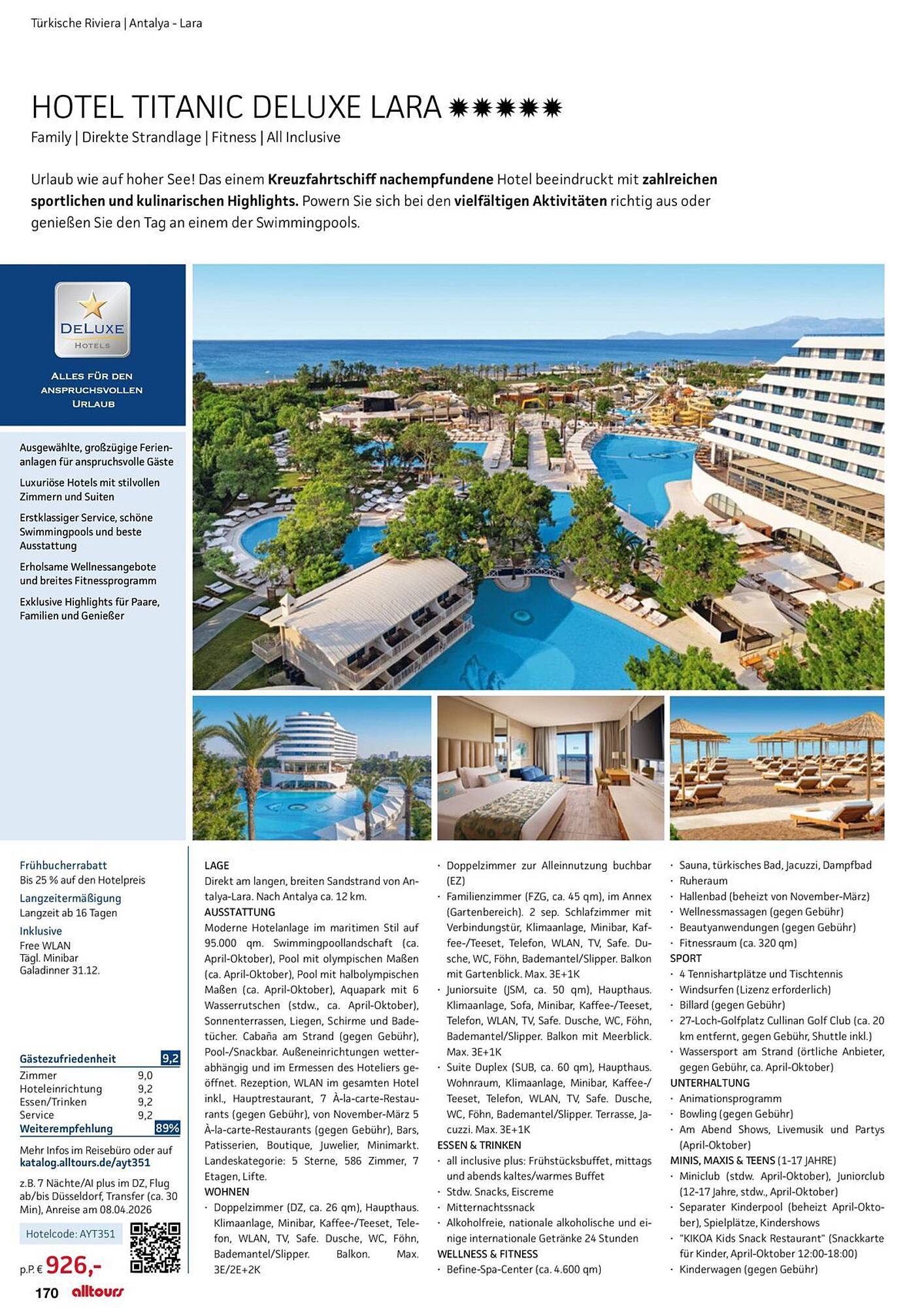 alltours Reisecenter Prospekt - Pagina 170
