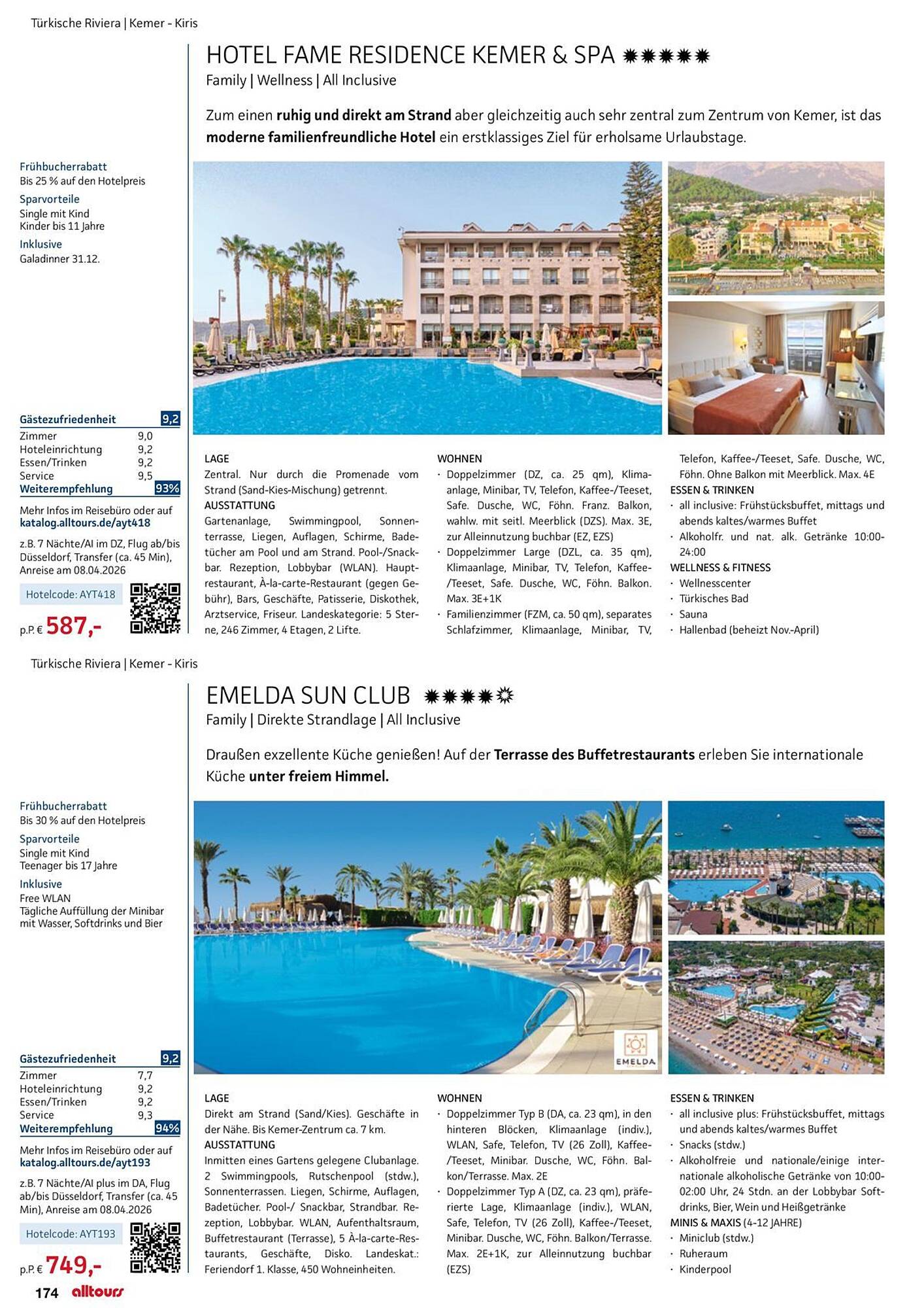 alltours Reisecenter Prospekt - Pagina 174